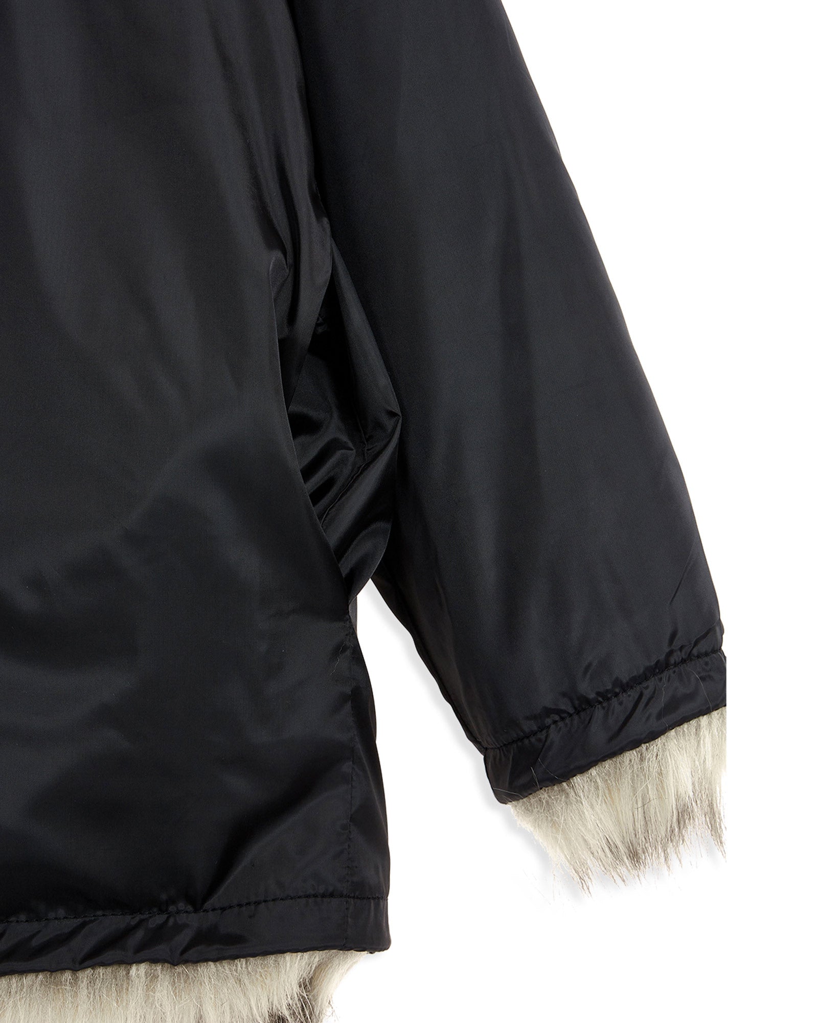 OPEN YY・オープン ワイワイ - ジャケット REVERSIBLE FAUX FUR HOOD JACKET / BEIGE