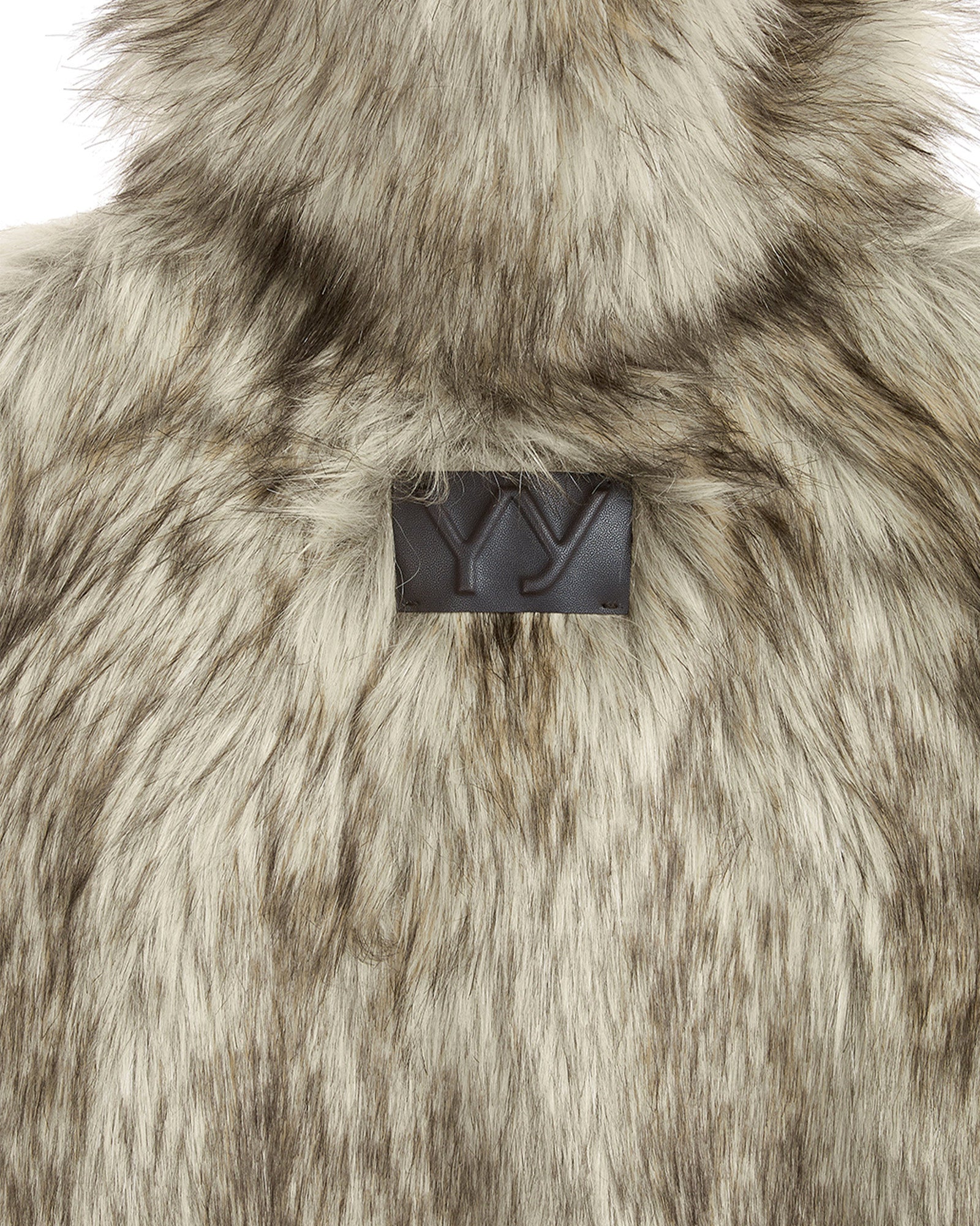OPEN YY・オープン ワイワイ - ジャケット REVERSIBLE FAUX FUR HOOD JACKET / BEIGE