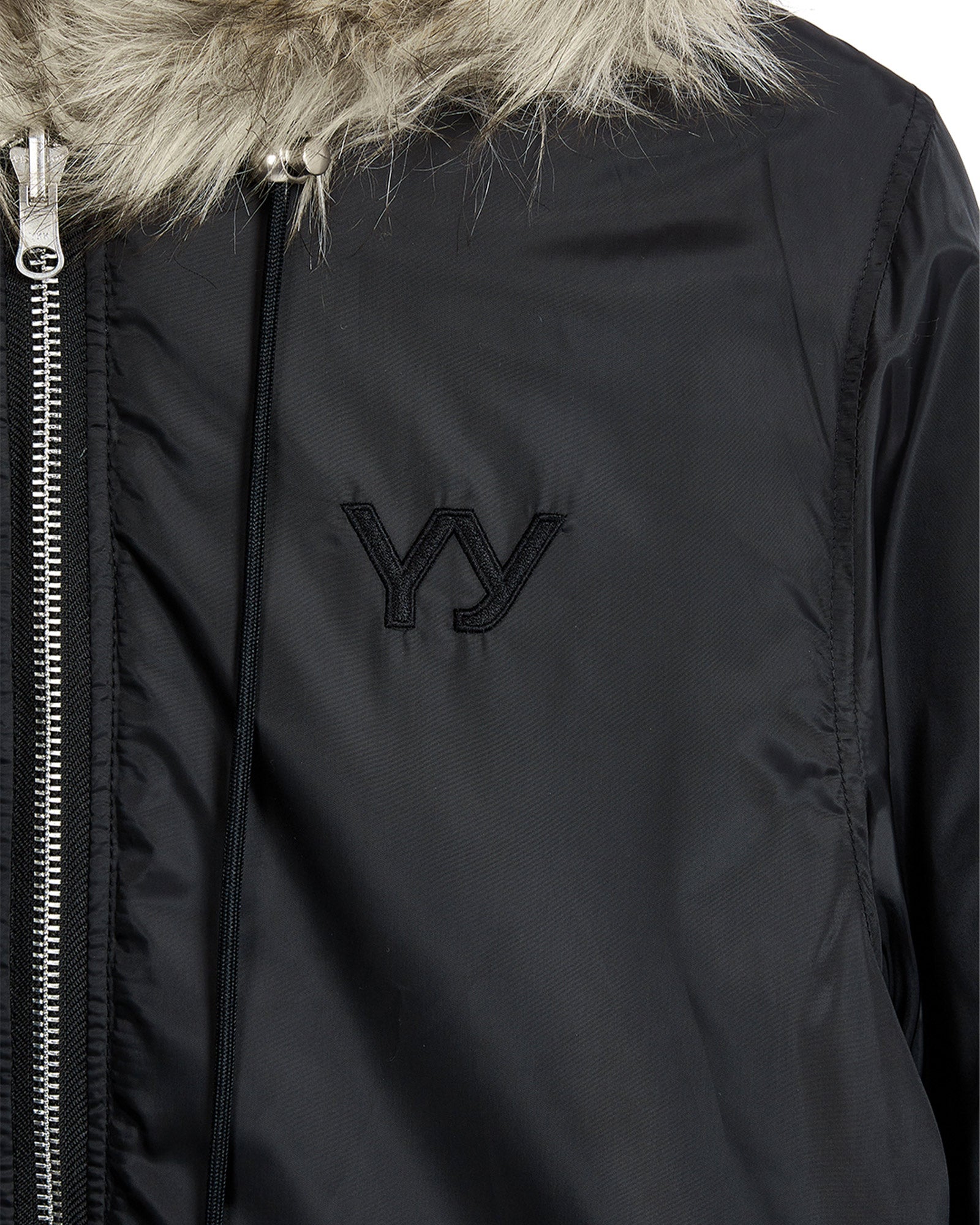 OPEN YY・オープン ワイワイ - ジャケット REVERSIBLE FAUX FUR HOOD JACKET / BEIGE
