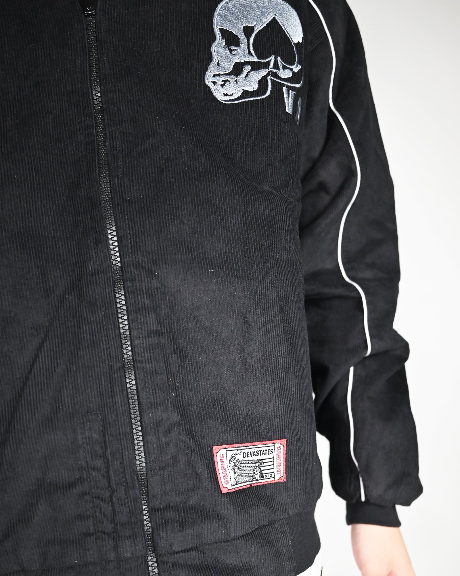 DEVA STATES・ディーヴァ ステイツ - ジャケット REVERSIBLE SOUVENIR JACKET - ROAD CREW / BLACK