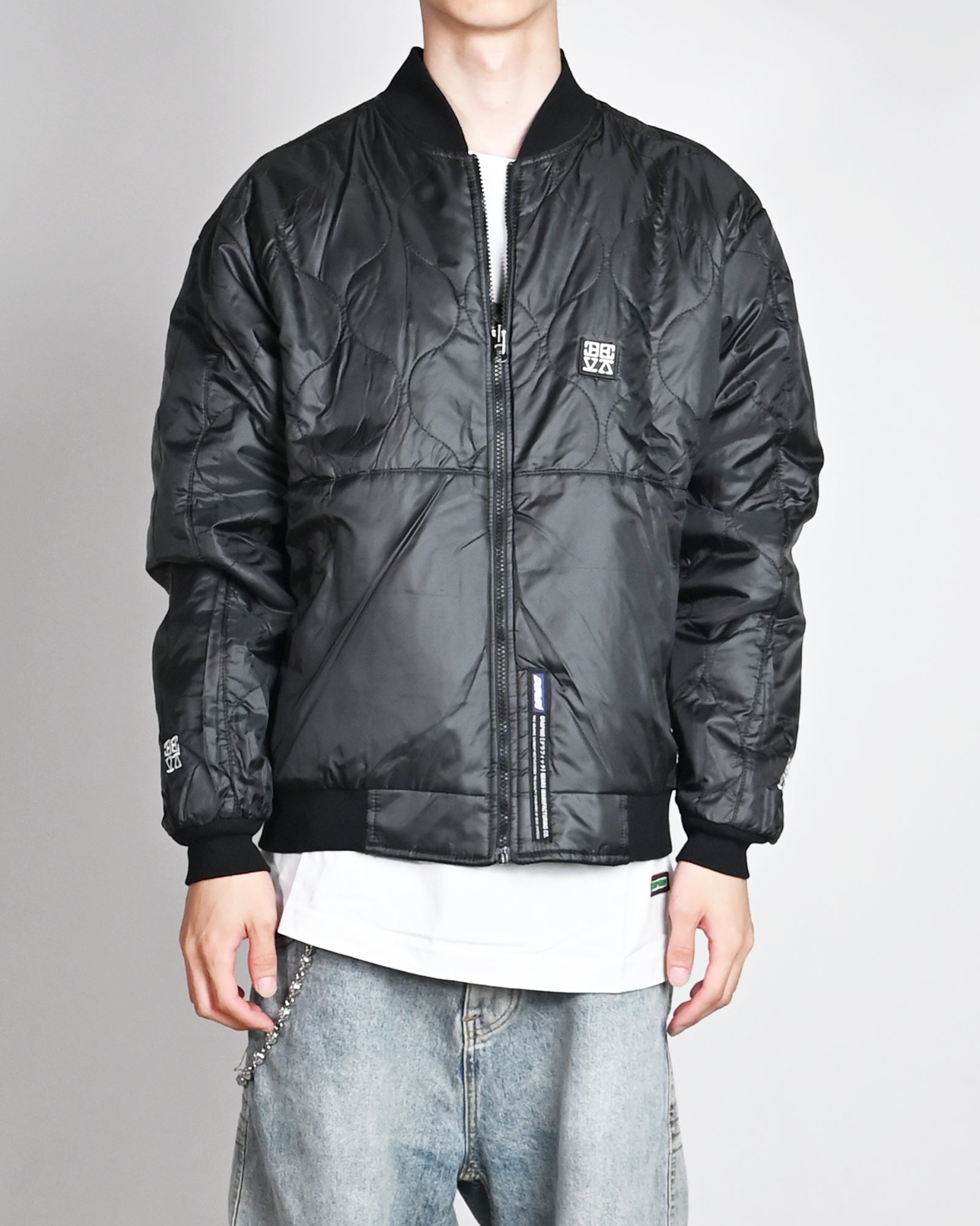 DEVA STATES・ディーヴァ ステイツ - ジャケット REVERSIBLE SOUVENIR JACKET - ROAD CREW / BLACK