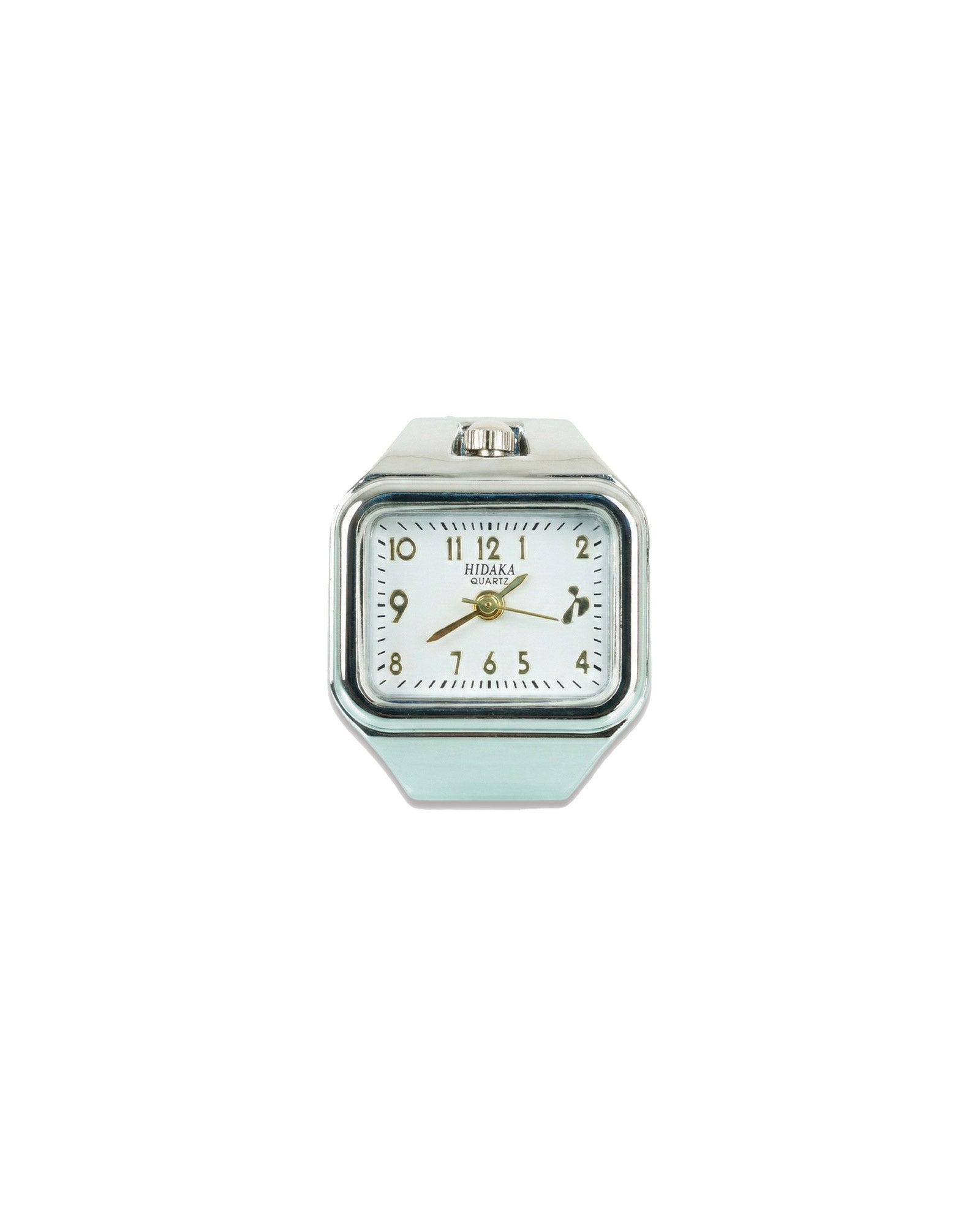 HIDAKA・ヒダカ - 指輪・リング E/W RING WATCH / SILVER / WHITE