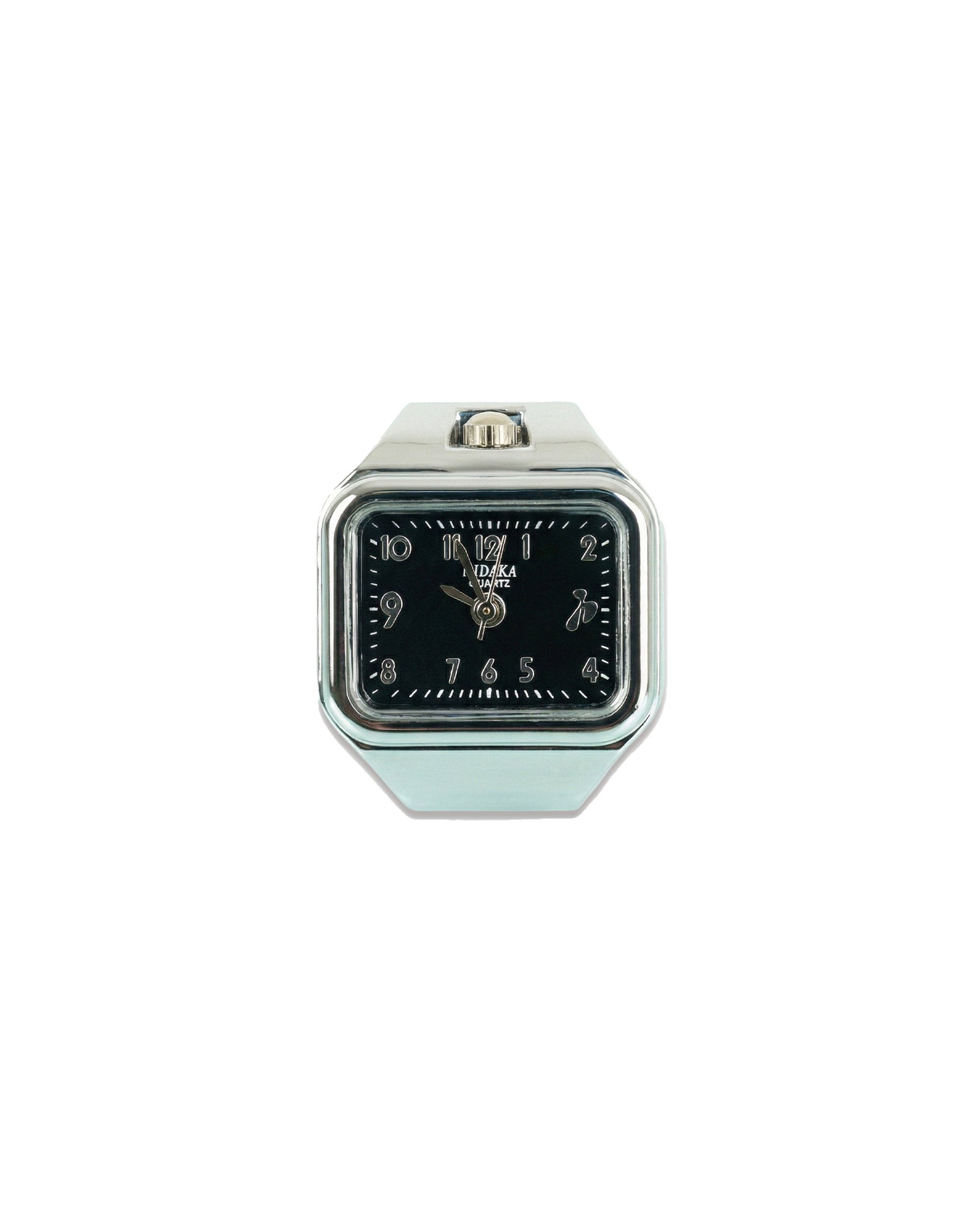 HIDAKA・ヒダカ - 指輪・リング E/W RING WATCH / SILVER / BLACK