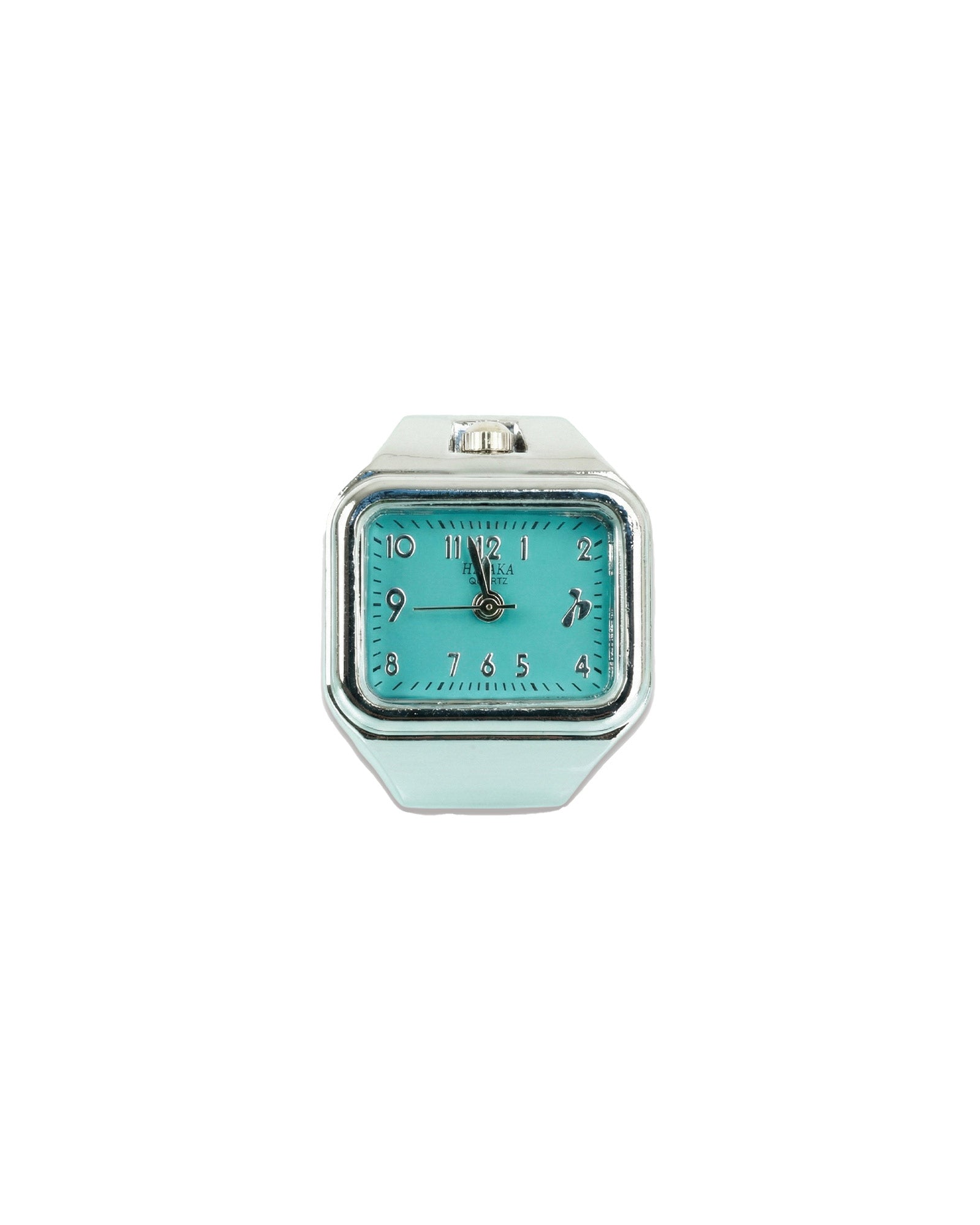 HIDAKA・ヒダカ - 指輪・リング E/W RING WATCH / SILVER / T-BLUE