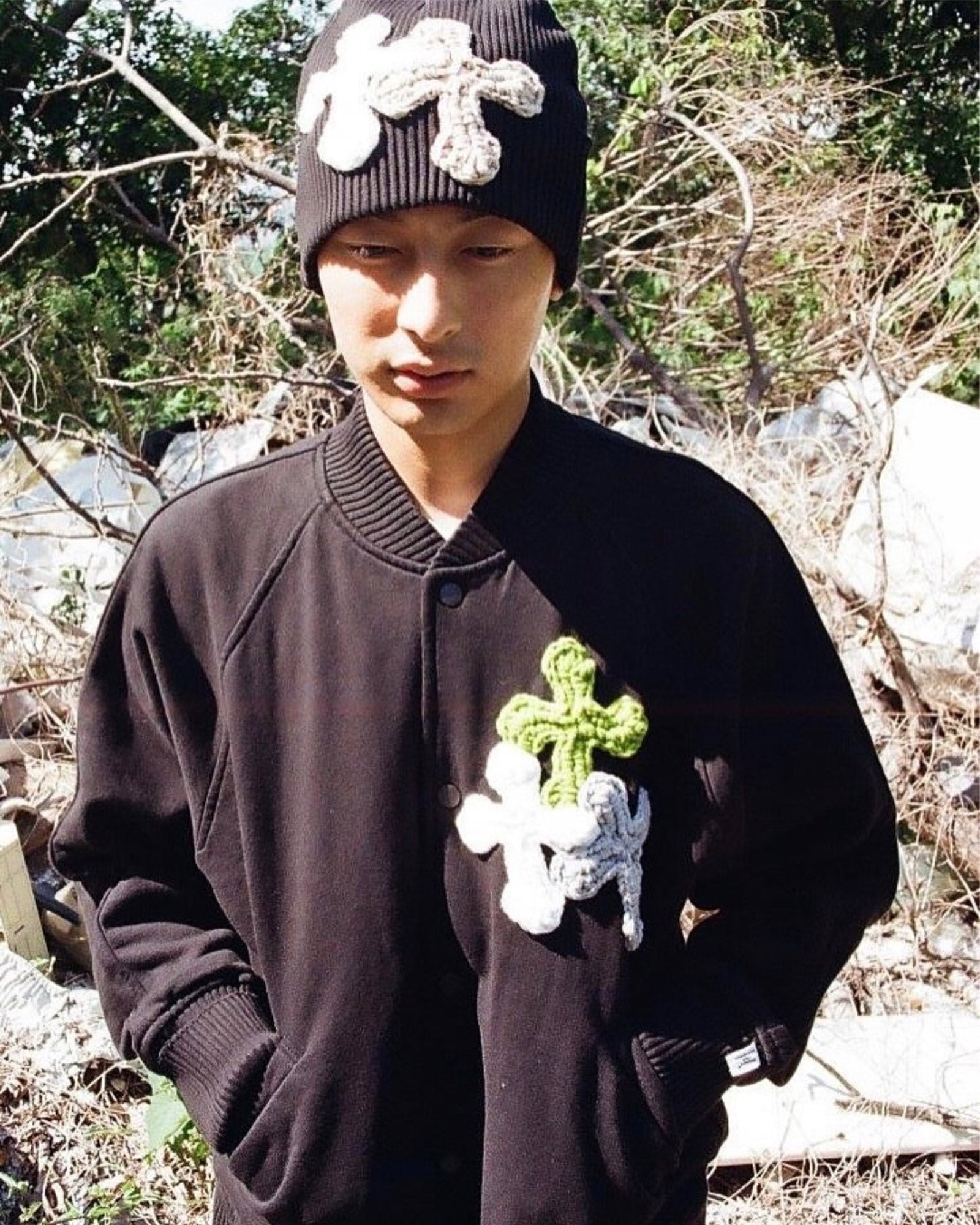 Perfectribs・パーフェクトリブズ - ニットキャップ・ビーニー RIB BEANIE CAP-2 / BLACK
