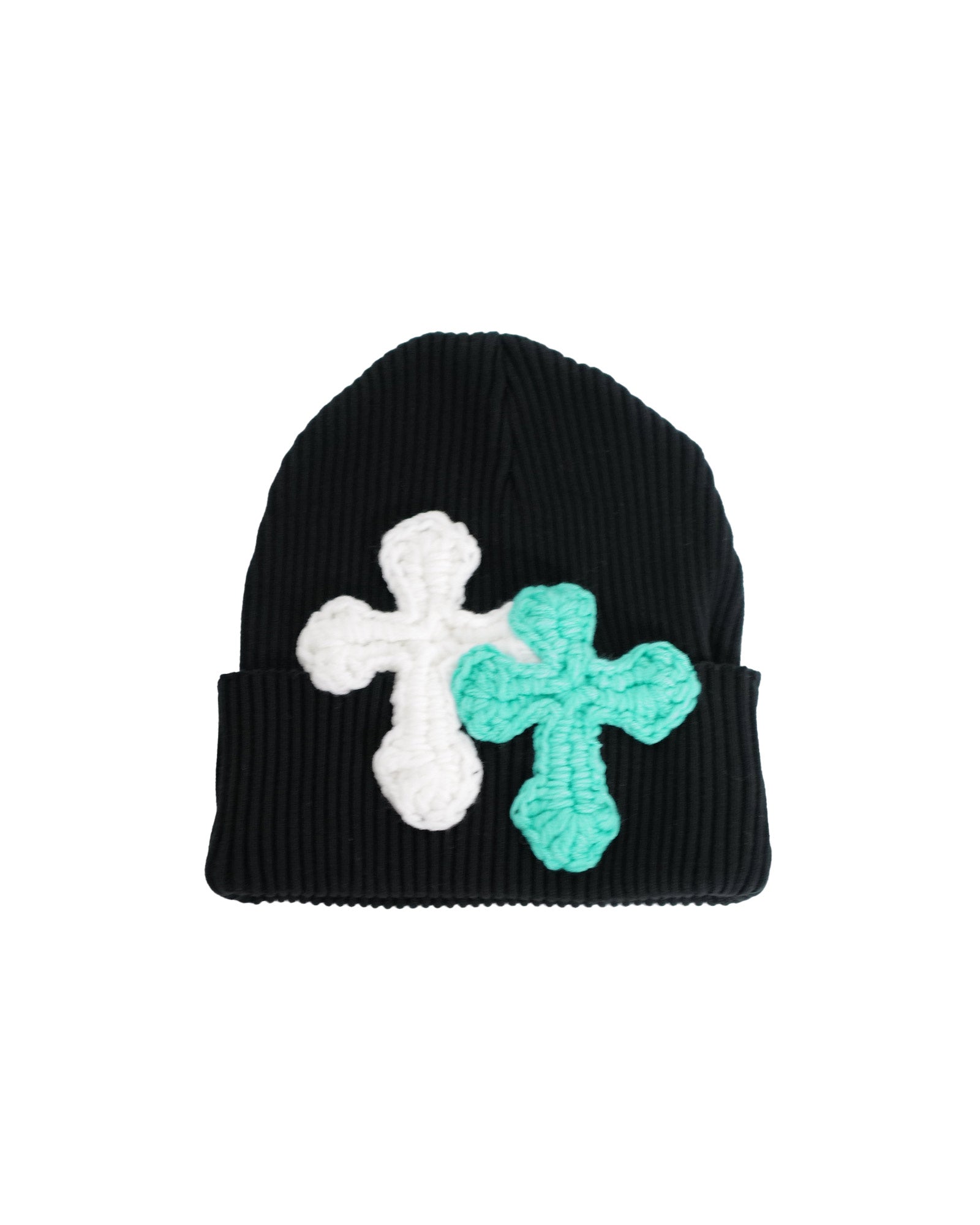 RIB BEANIE CAP-3 / BLACK