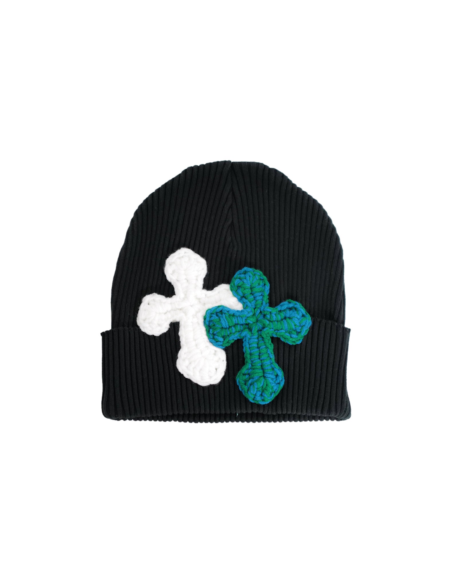 RIB BEANIE CAP-5 / BLACK