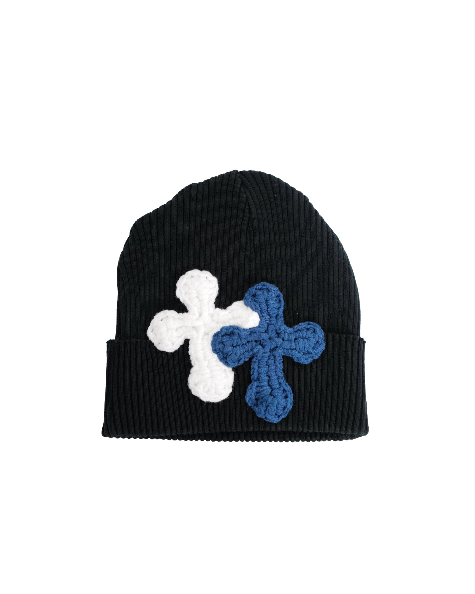RIB BEANIE CAP-7 / BLACK