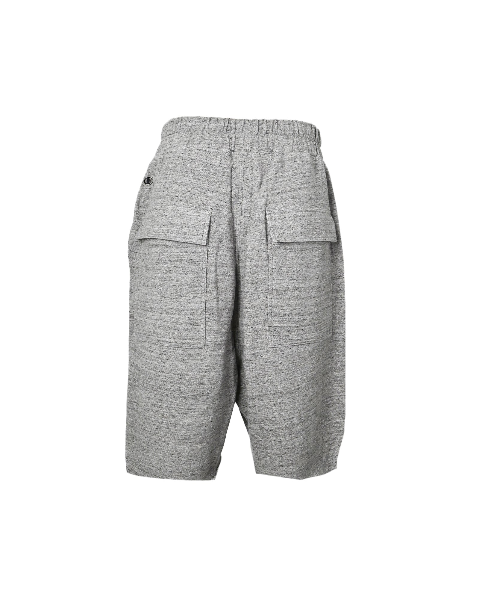 RICK OWENS・リック オウエンス - ハーフ・ショートパンツ BEVELED PODS / GREY MELANGE