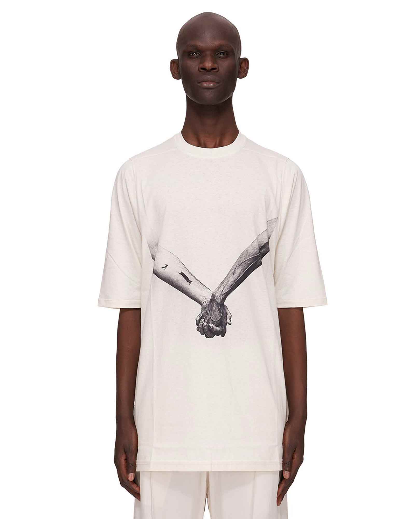 RICK OWENS・リック オウエンス - Tシャツ・カットソー JUMBO SS T / NATURAL