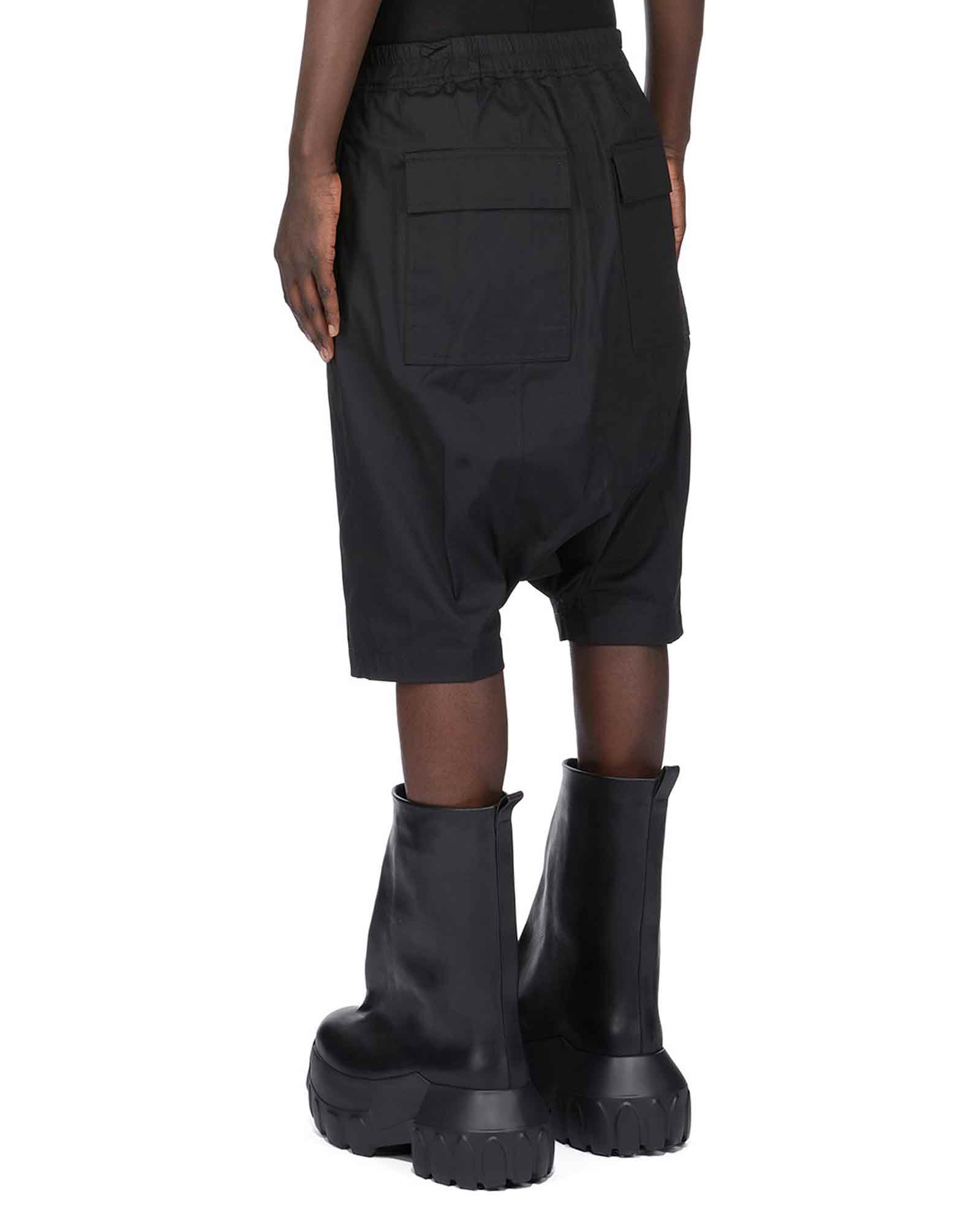 RICK OWENS・リック オウエンス - ハーフ・ショートパンツ RICK S PODS / BLACK