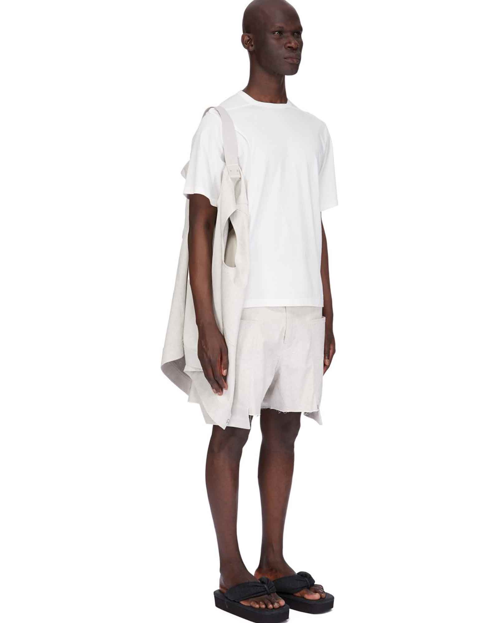 RICK OWENS・リック オウエンス - シャツ SLEEVELESS JUMBO OUTERSHIRT / DINGE