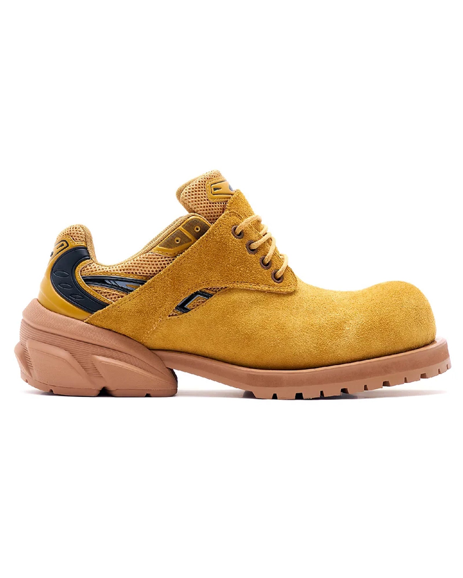 STARTING BIGGER HYBRID DERBY MEN'S DRESS LEATHER SHOES / WHEAT