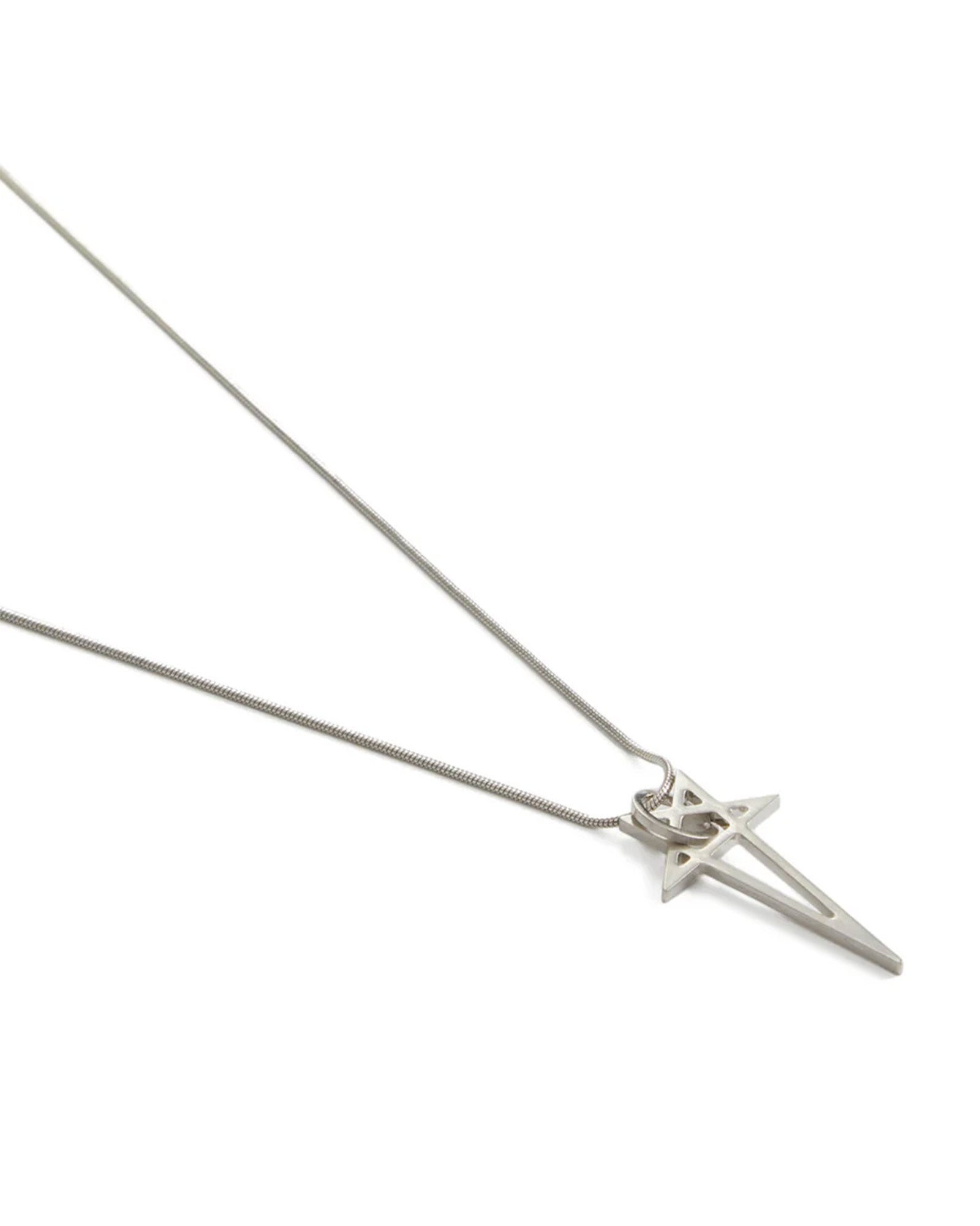 RICK OWENS・リック オウエンス - ネックレス PENTAGRAM CHARM / MMT