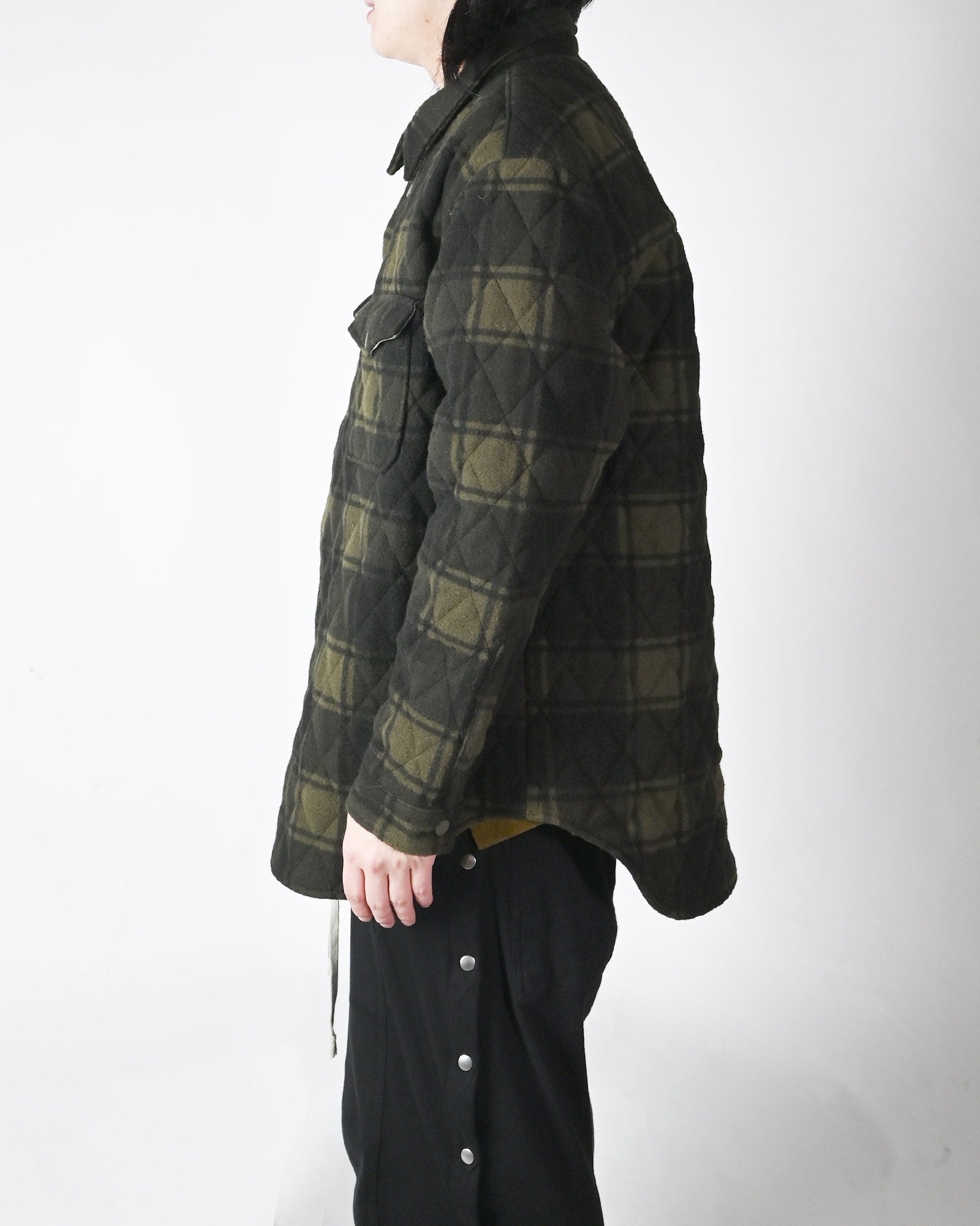 READYMADE・レディメイド - ジャケット BLANKET CHECK SHIRT / KHAKI