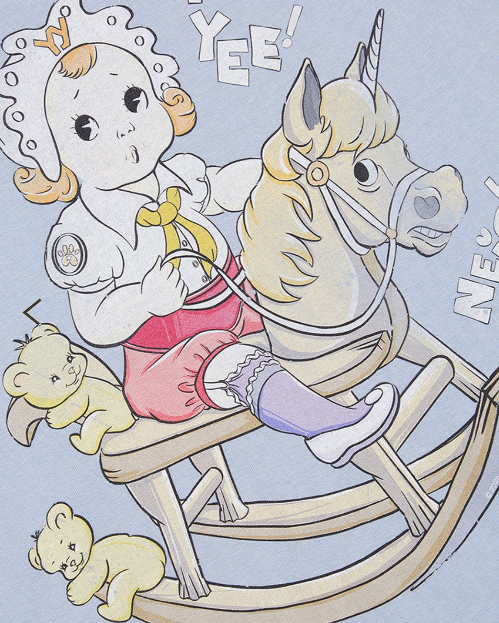 OPEN YY・オープン ワイワイ - Tシャツ・カットソー ROCKING BABY TEE / BLUE