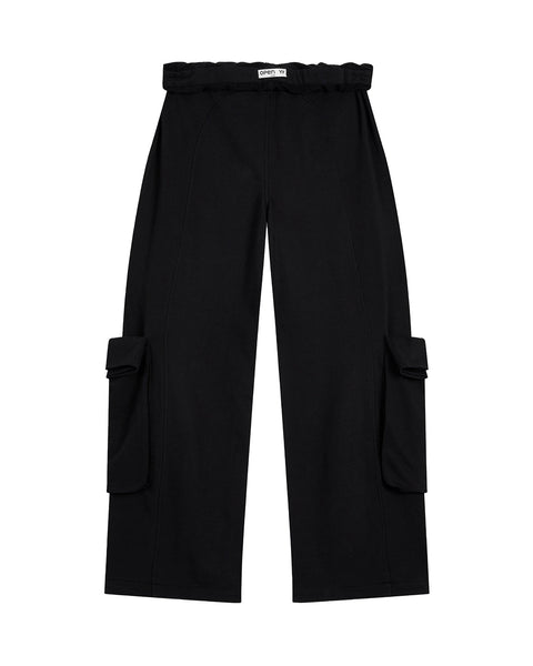 OPEN YY (オープン ワイワイ) SS26 ROLLED WAIST SWEAT CARGO PANTS