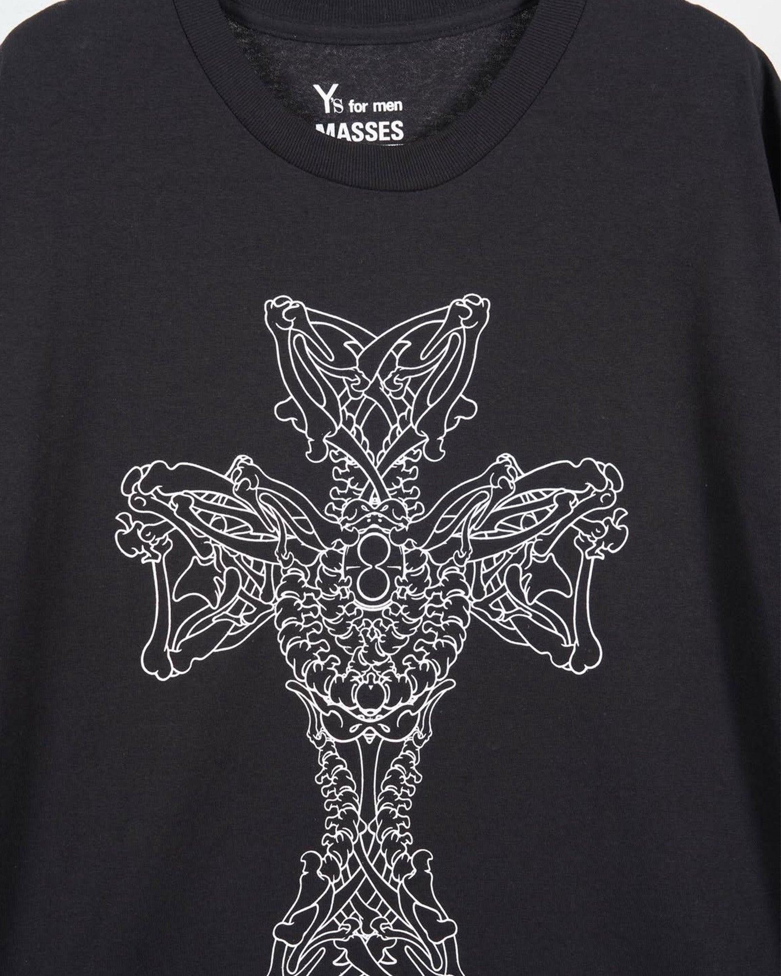 MASSES・マシス - Tシャツ・カットソー ROUND NECK SHORT SLEEVE T A Ys / BLACK