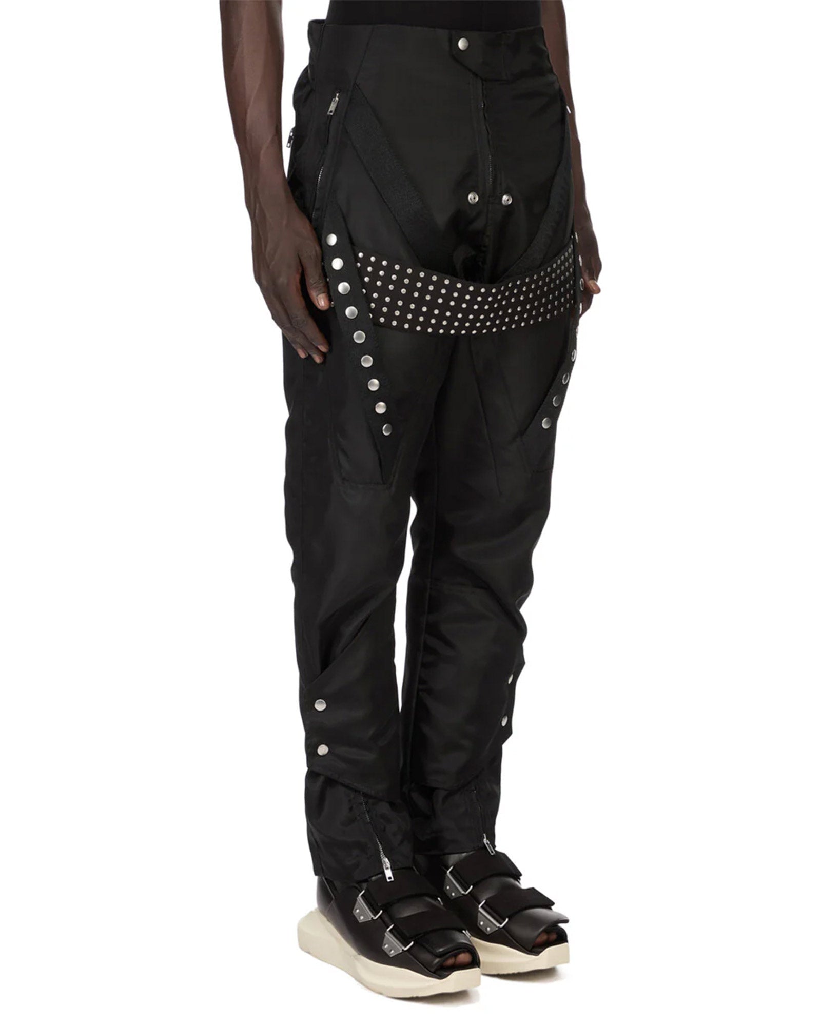 RICK OWENS・リック オウエンス - カーゴパンツ MEGASTRAPPED MOTOPANTS / BLACK