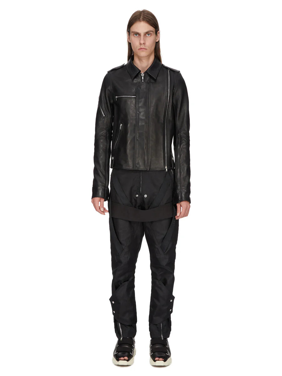RICK OWENS (リック オウエンス)MEGASTRAPPED MOTOPANTS / BLACK