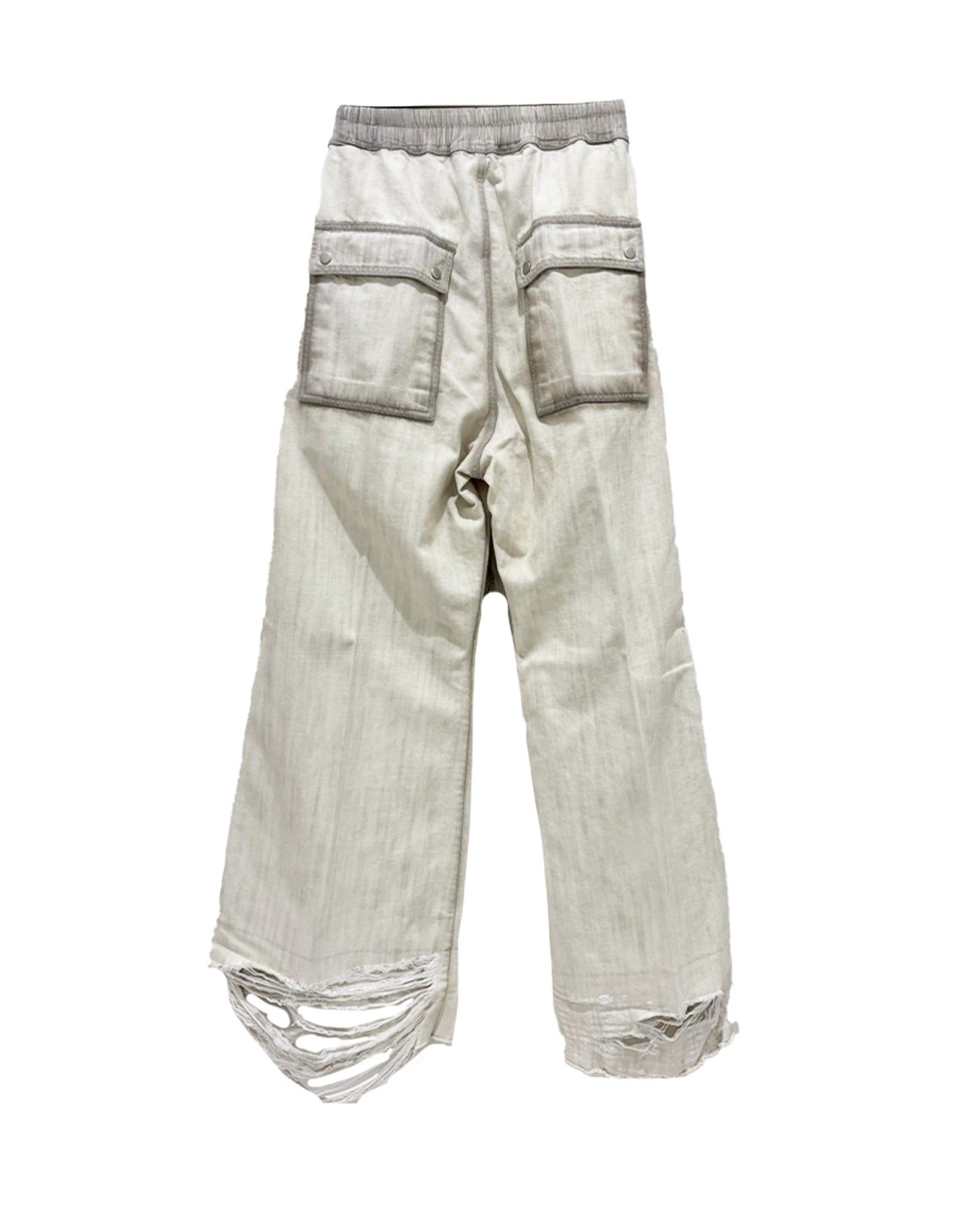 RICK OWENS (リック オウエンス) WIDE BELA PANTS / WHITE| Detail