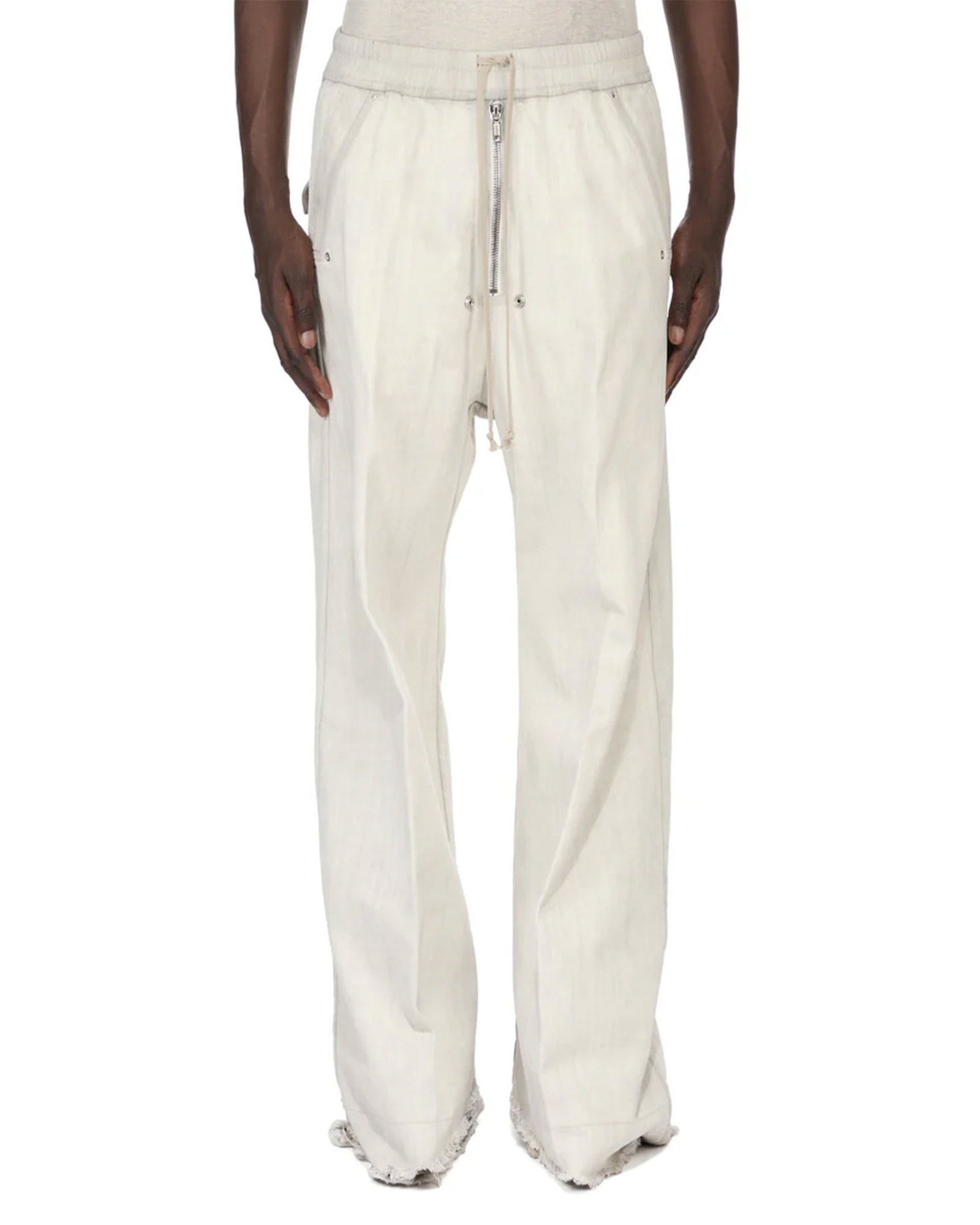 RICK OWENS (リック オウエンス) WIDE BELA PANTS / WHITE| Detail