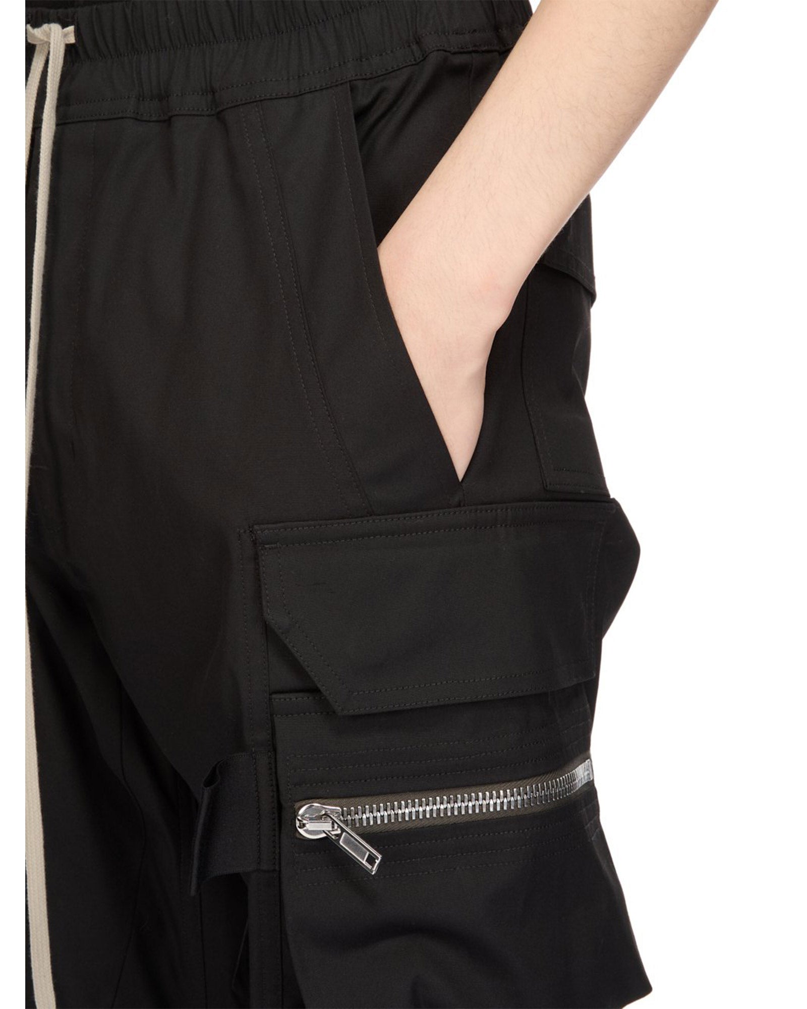 RICK OWENS・リック オウエンス - カーゴパンツ MASTODON CARGO / BLACK / TE