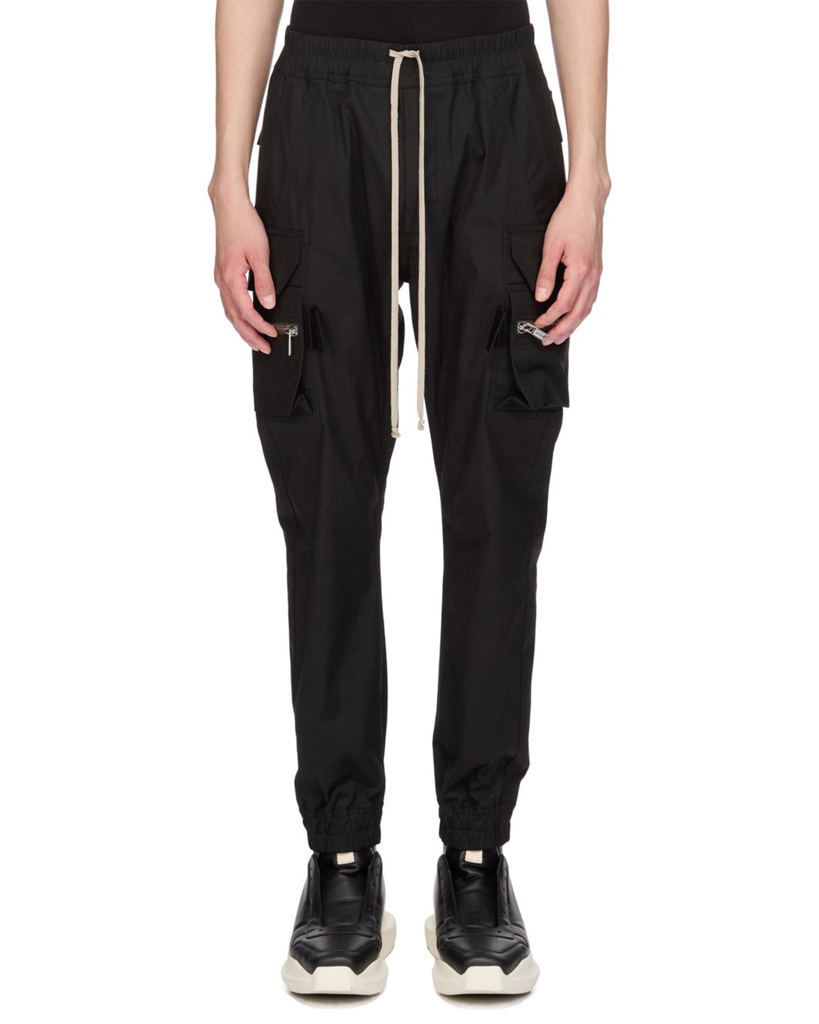 RICK OWENS・リック オウエンス - カーゴパンツ MASTODON CARGO / BLACK / TE