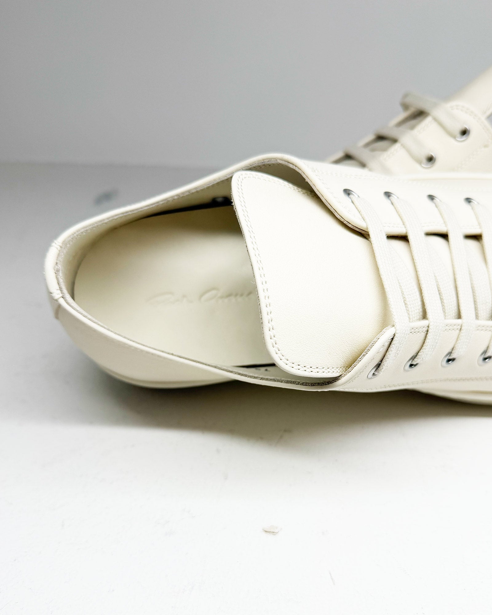 RICK OWENS・リック オウエンス - ローカットスニーカー LOW SNEAKS / MILK