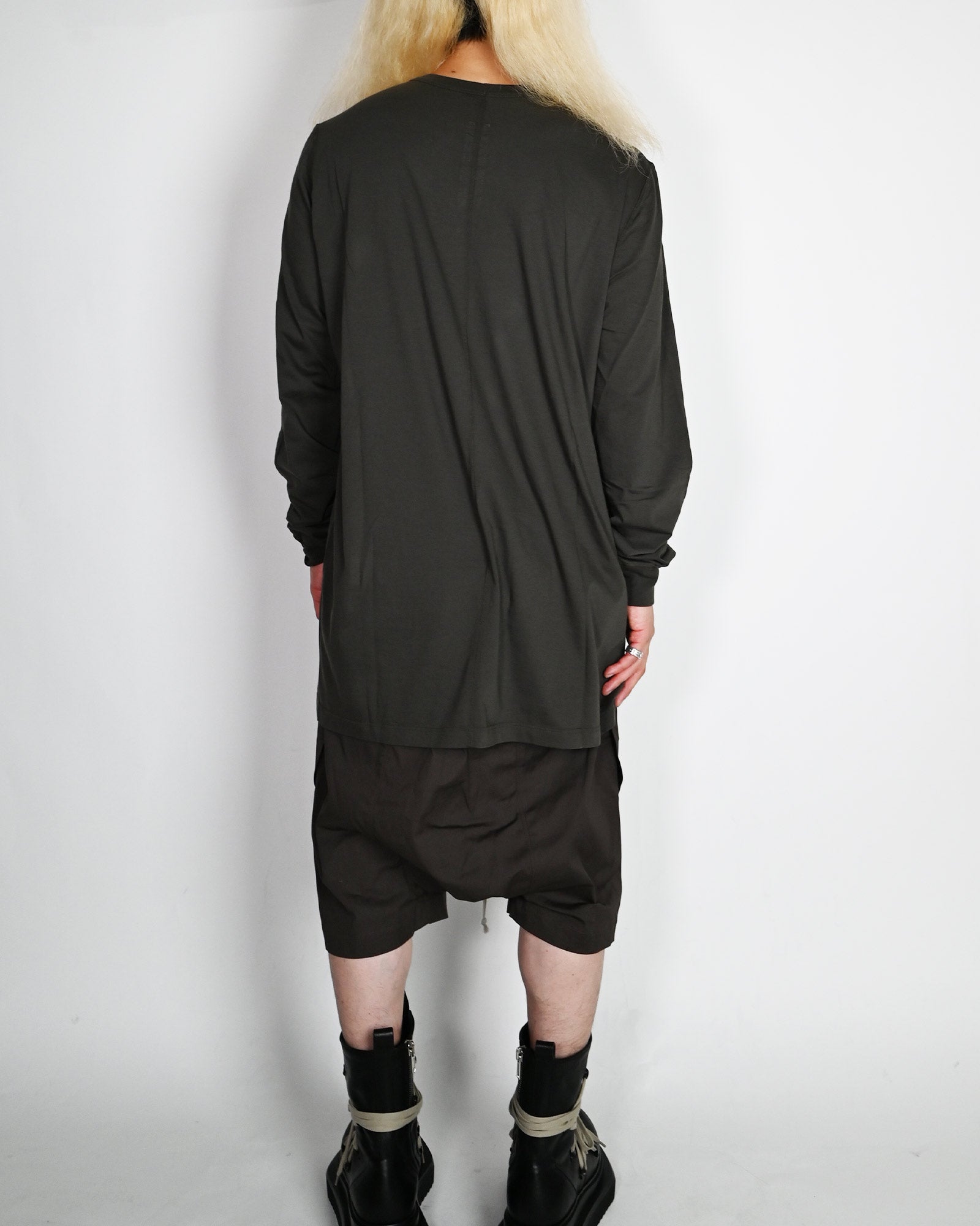 RICK OWENS・リック オウエンス - L/S Tシャツ LEVEL LS T /  BOSCO