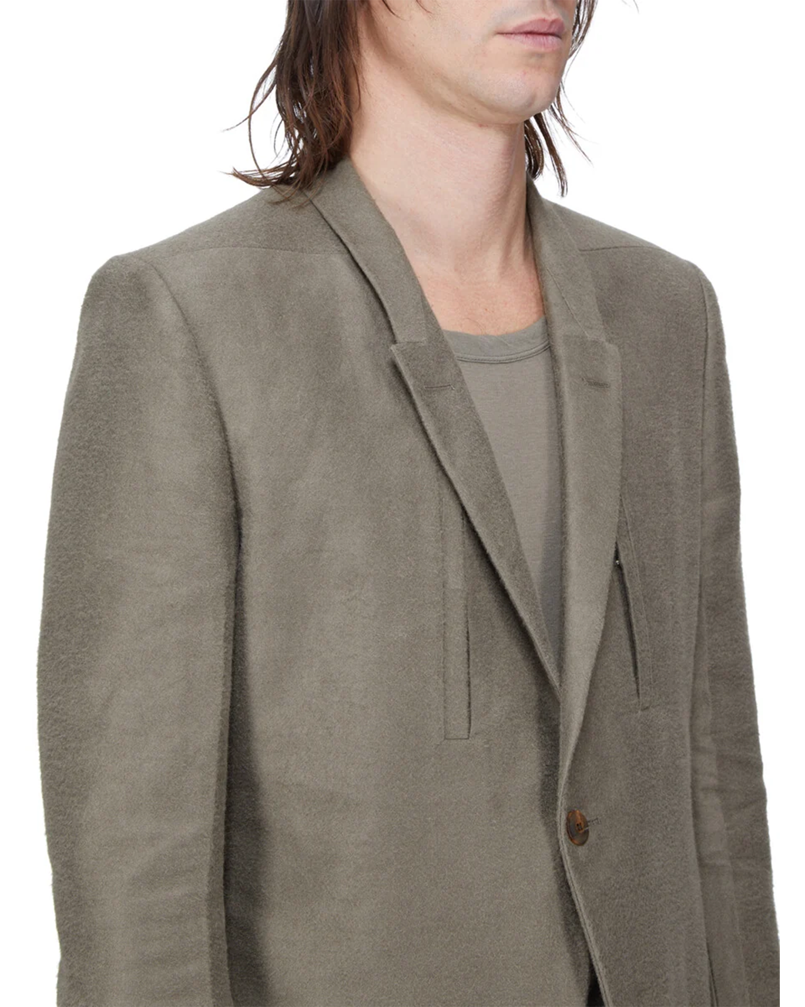 RICK OWENS・rick owens -  SOFT SOFT JKT / DRK PEARL