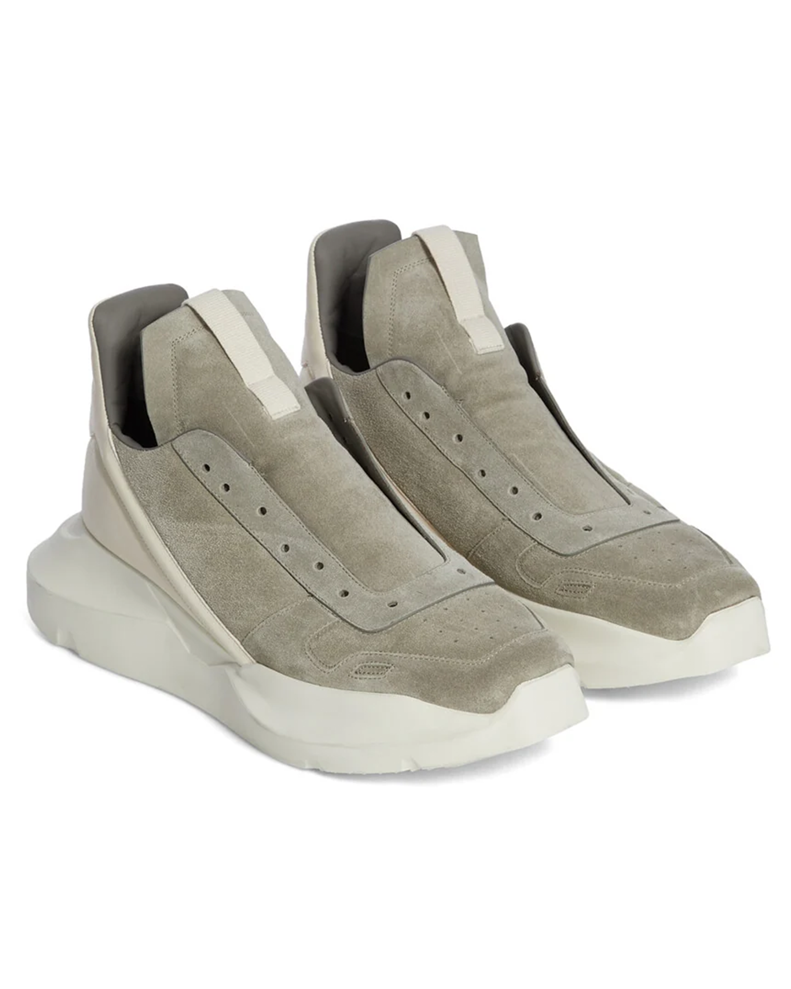 RICK OWENS・rick owens -  GETH RUNNER / DRKPEARL/MILK/MILK