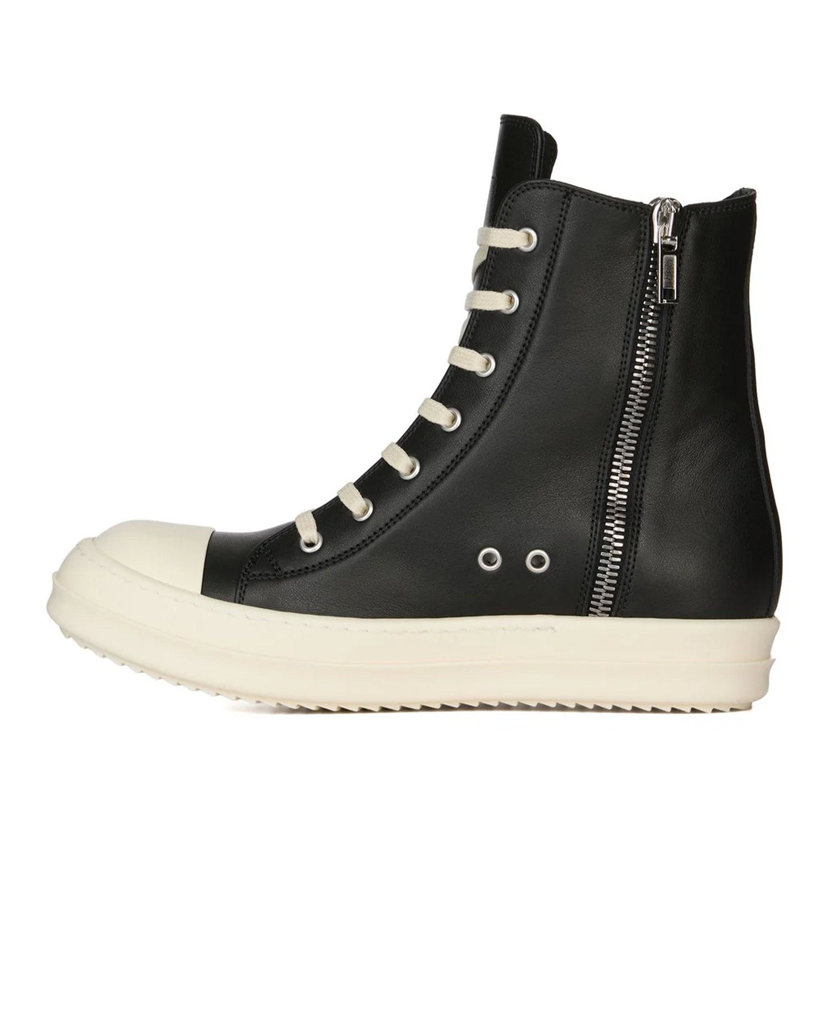 RICK OWENS・リック オウエンス - ハイカットスニーカー SNEAKS / BLACK/MILK/MILK