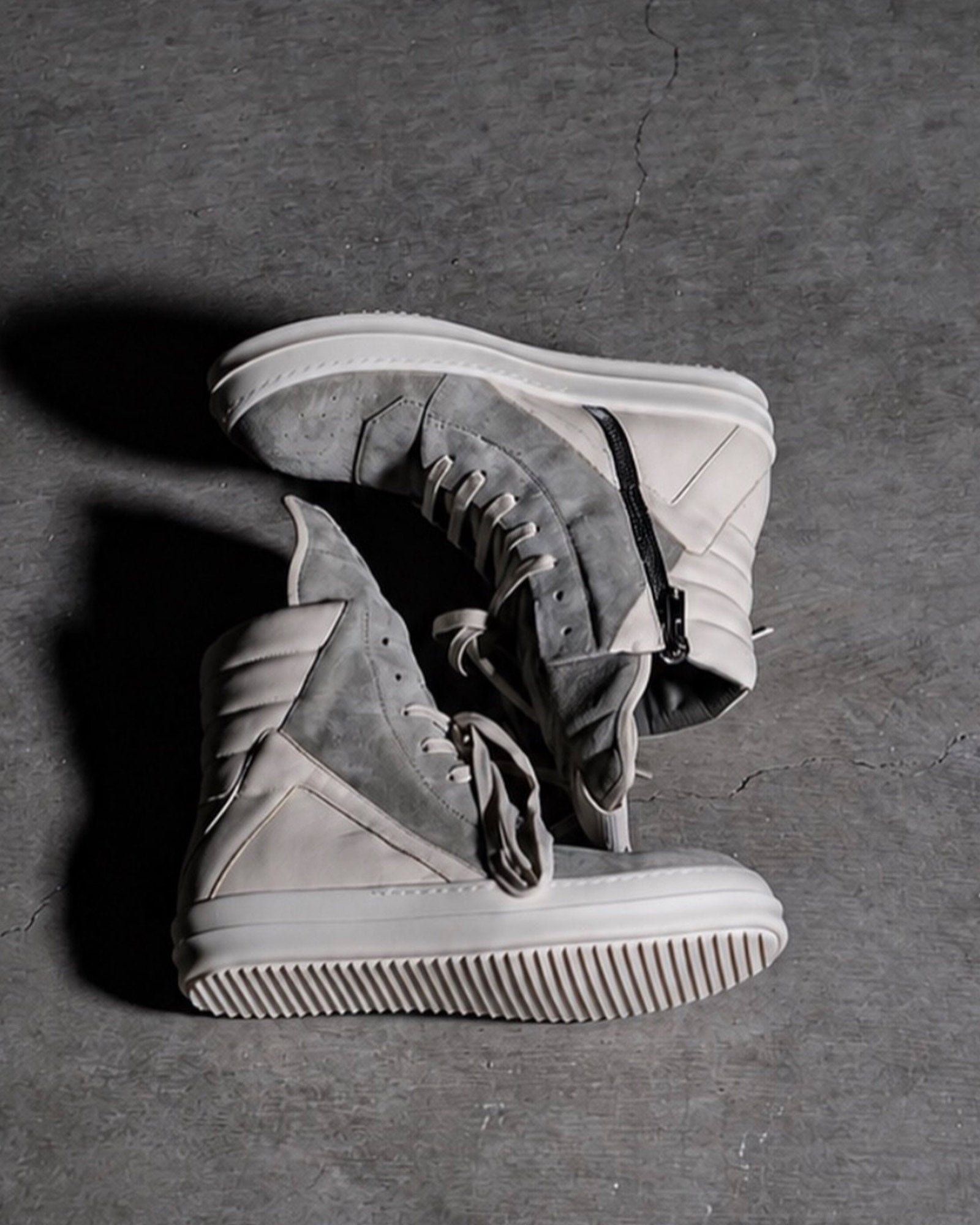 RICK OWENS・rick owens -  GEOBASKET / DRKPEARL/MILK/MILK