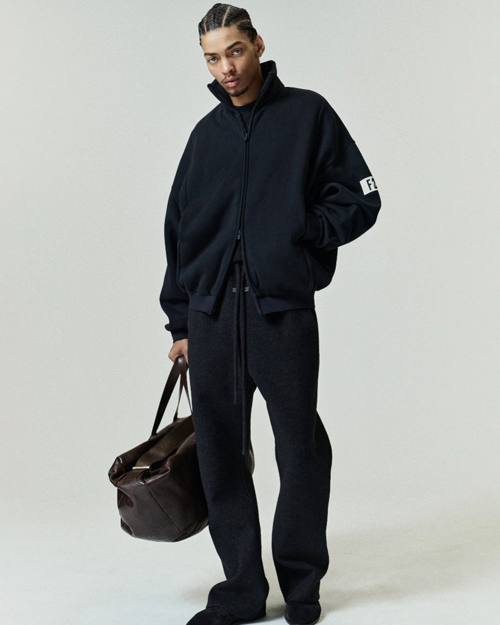 ESSENTIALS・エッセンシャルズ - トップス TRACK JACKET / VINTAGE BLACK