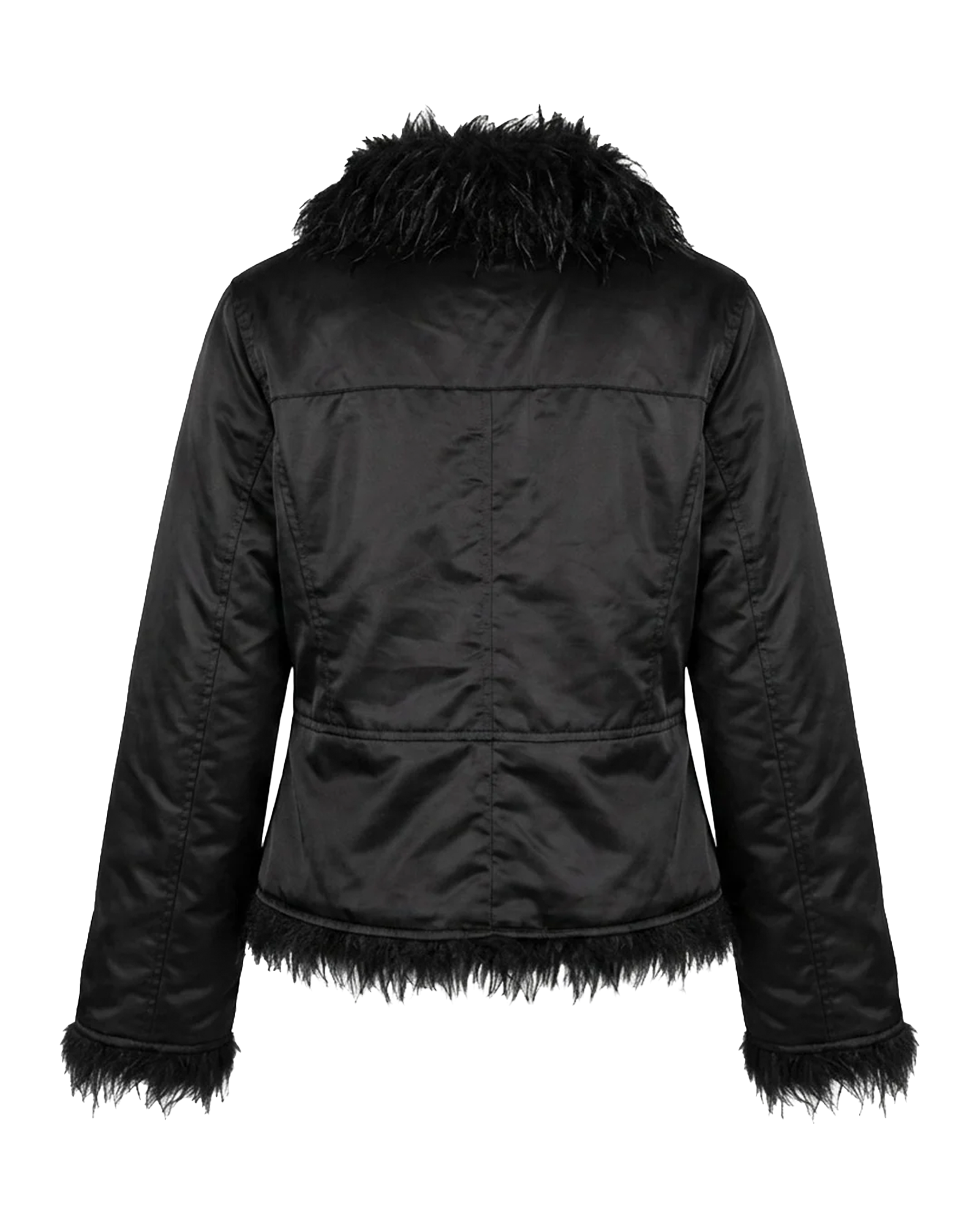 LAST NEST・ラストネスト - ジャケット REVERSIBLE FUR JACKET / BLACK