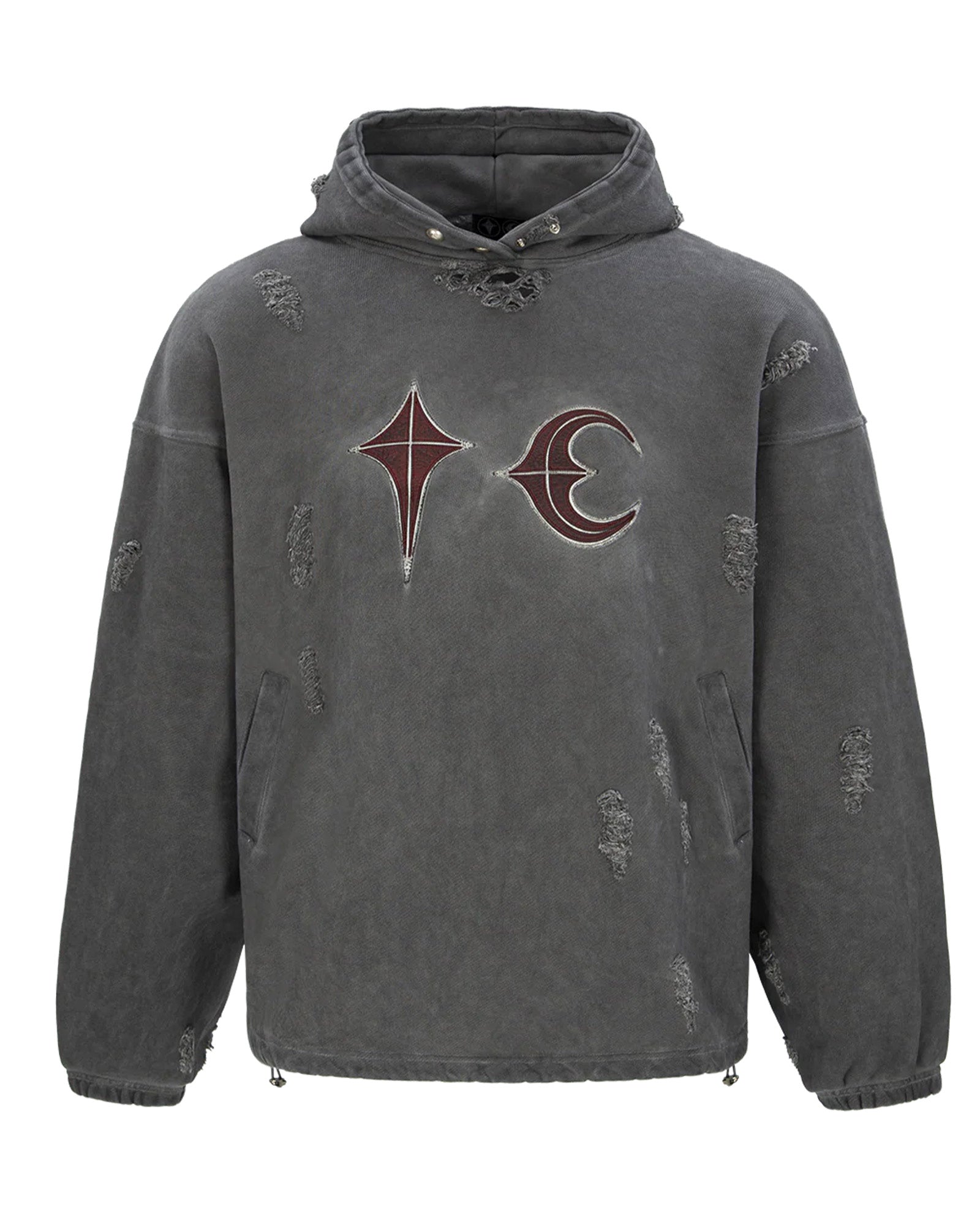 THUG CLUB・サグクラブ - パーカー・フーディ ROCK HOODIE / GREY