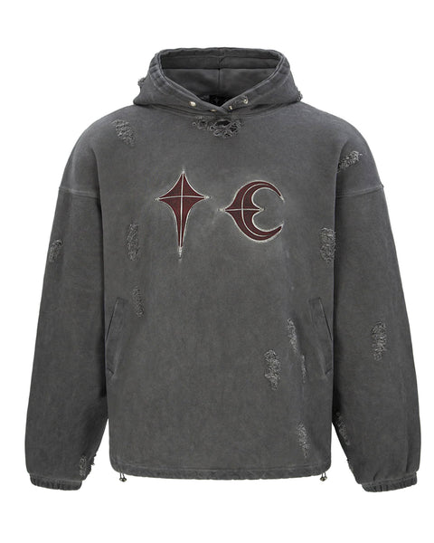 Thug club フーディー THUG CLUB(サグクラブ)「 ROCK HOODIE / BLACK 」 | Detail