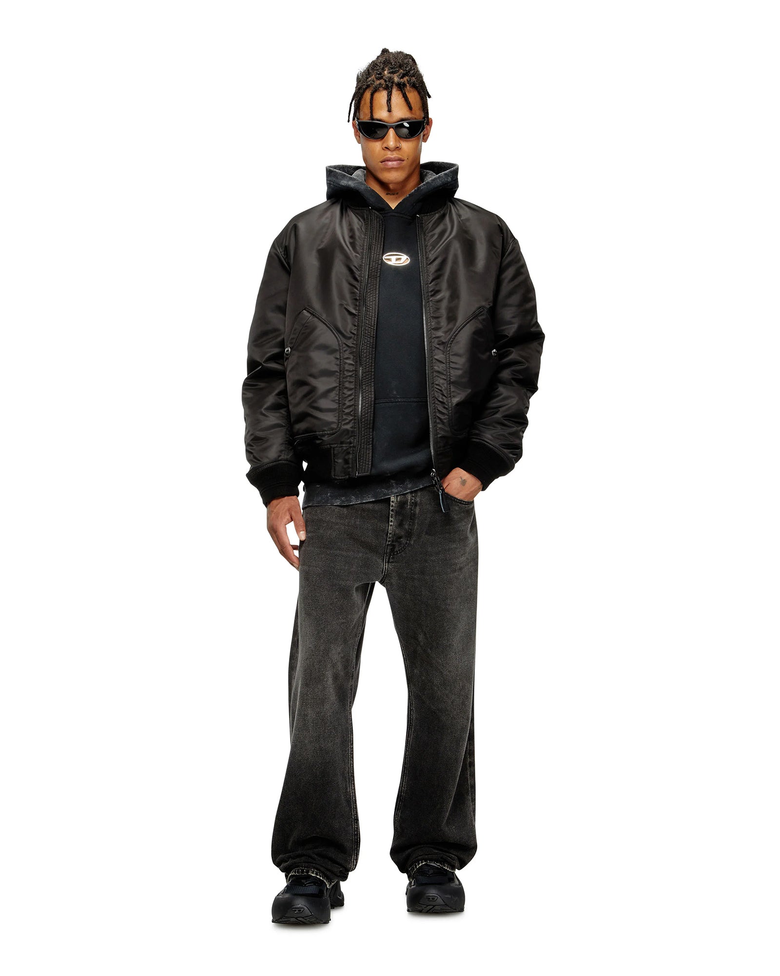 DIESEL・ディーゼル - パーカー・フーディ S-BOXT-HOOD-T10 / BLACK