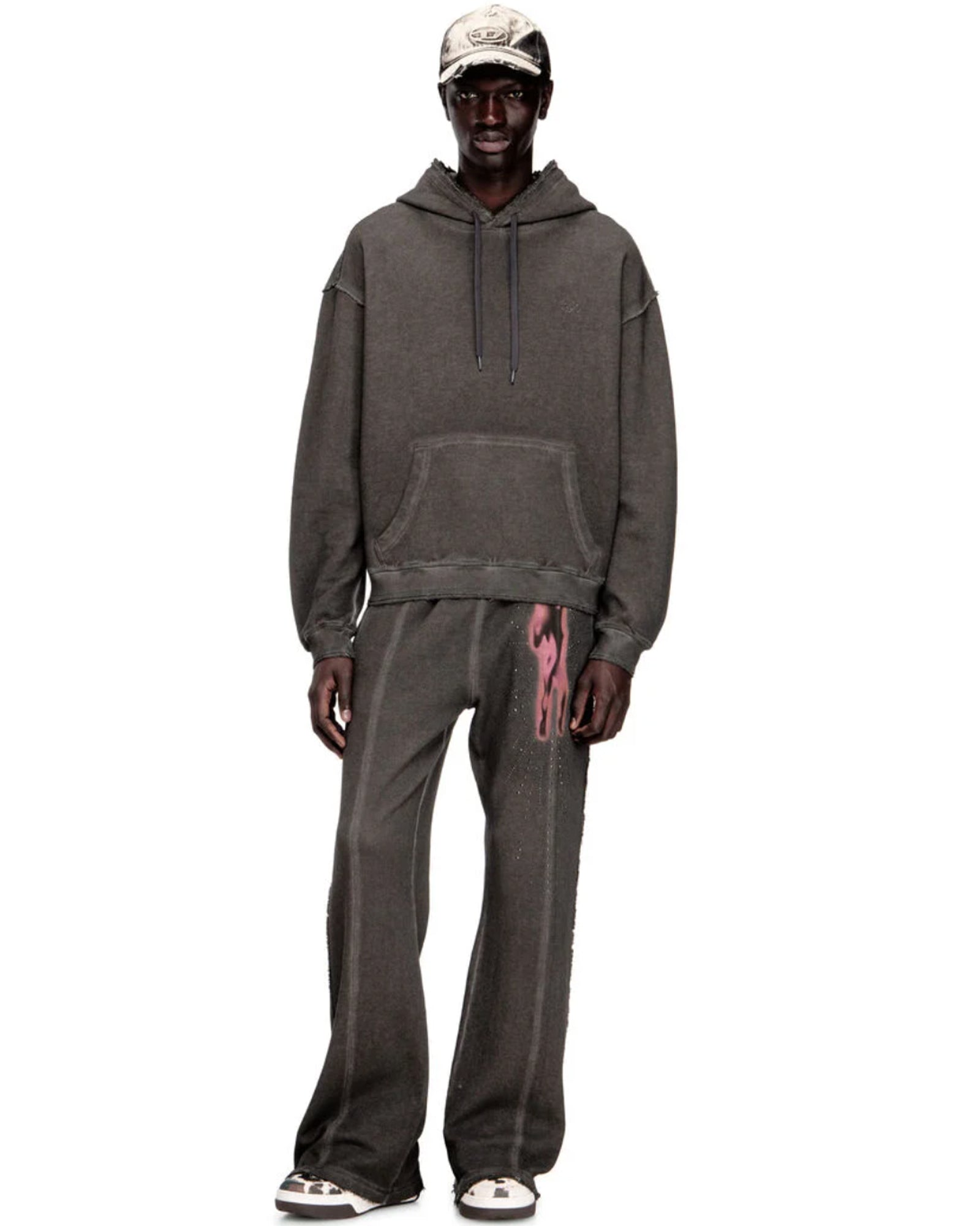 DIESEL・ディーゼル - パーカー・フーディ S-QUINN-HOOD / GREY