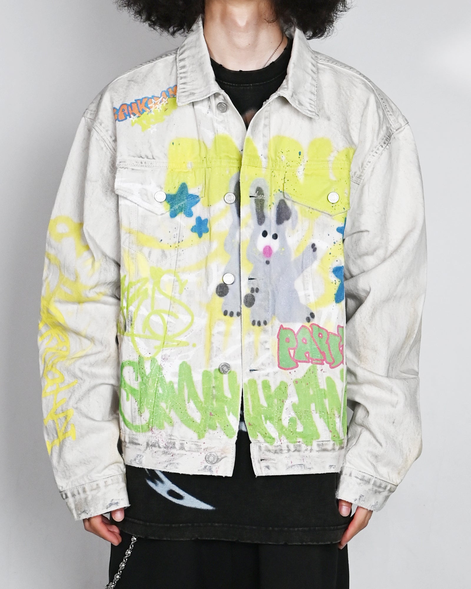 SANKUANZ・サンクアンズ - デニムジャケット DENIM JACKET / GREY