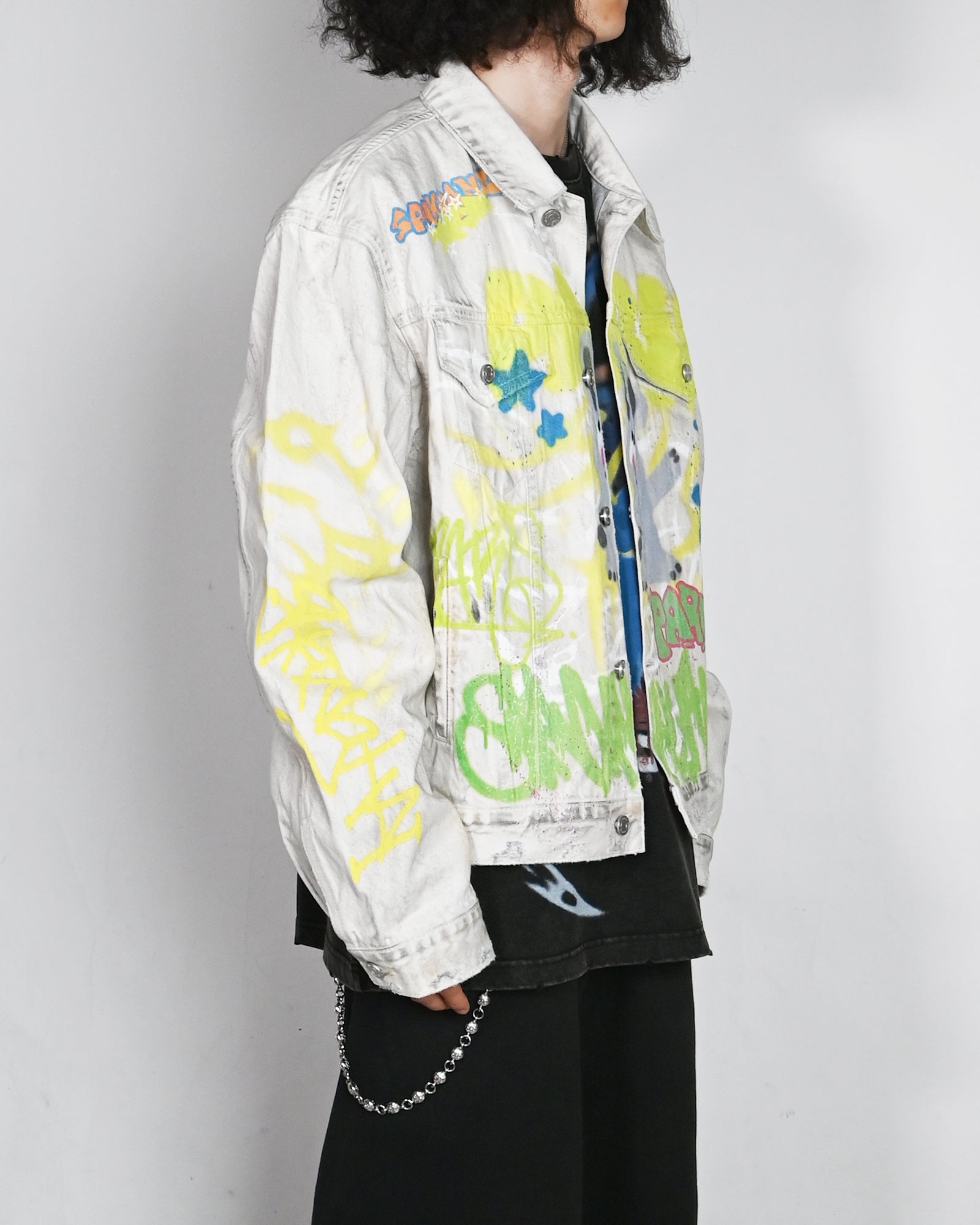 SANKUANZ・サンクアンズ - デニムジャケット DENIM JACKET / GREY