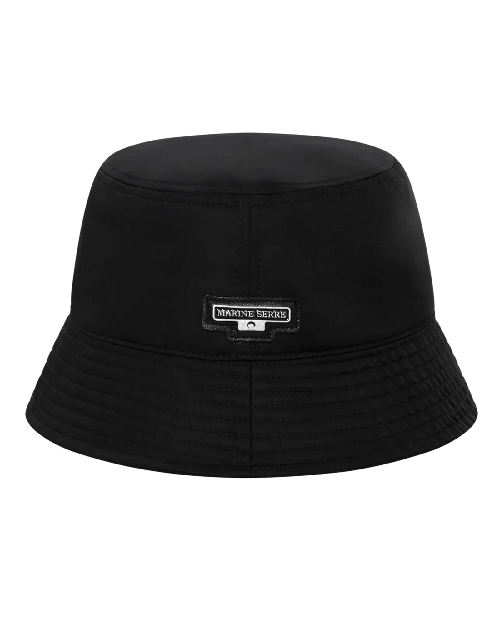 玛丽娜·塞尔・海洋细胞 -  SATIN NYLON BUCKET HAT / BLACK