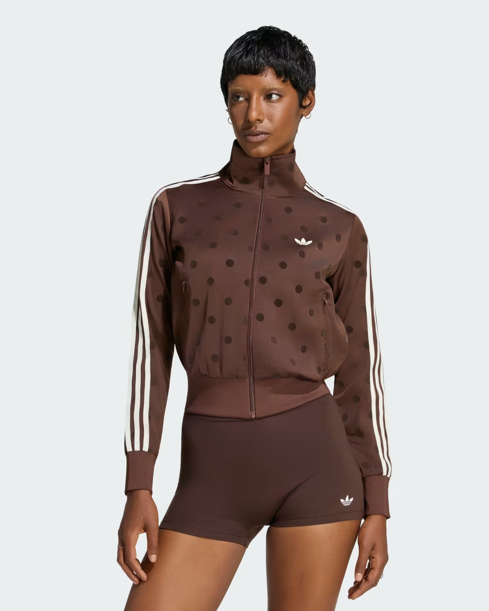 adidas・adidas - トラックジャケット SATIN POLKA DOT TT TRACK TOP / AUBURN