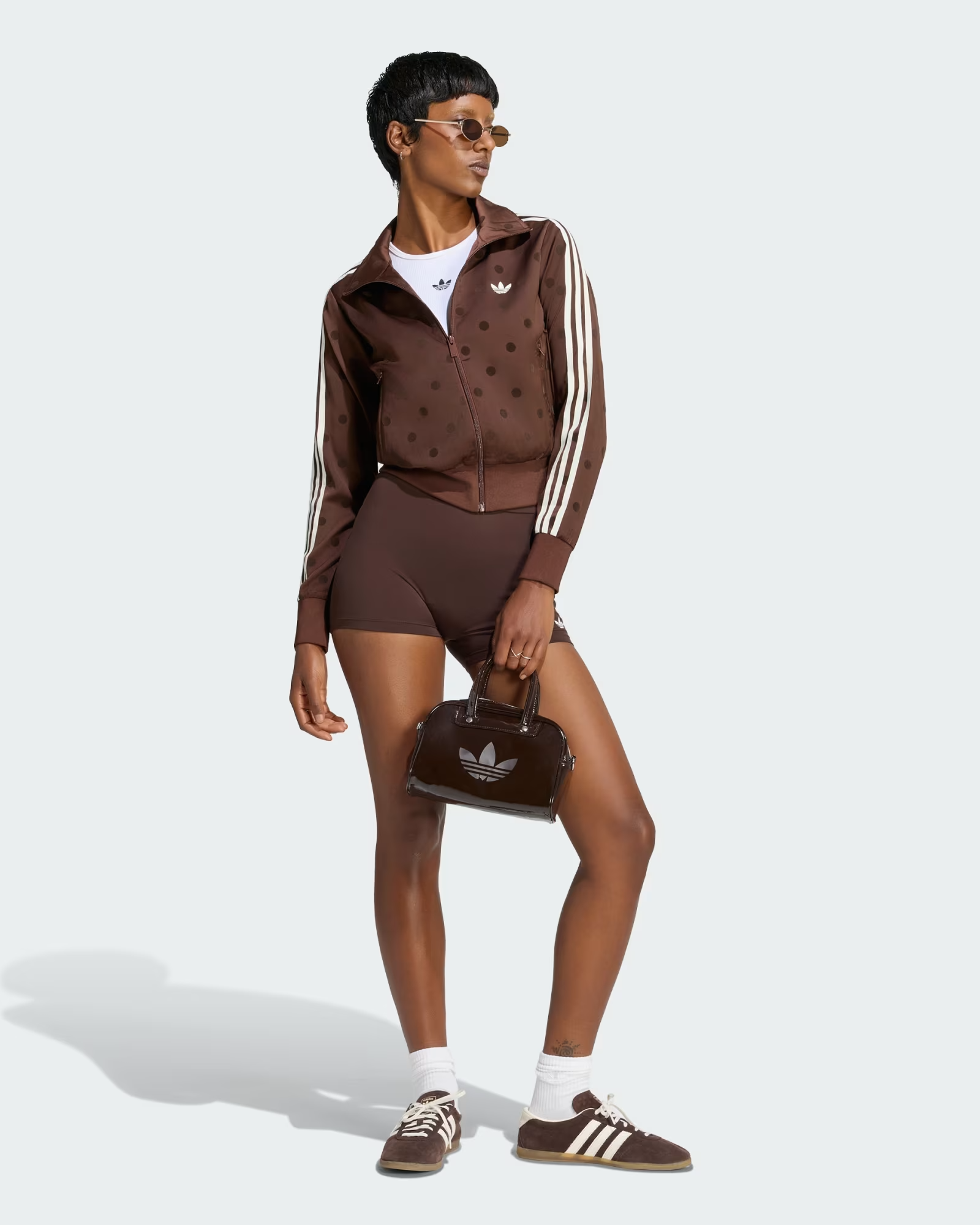 adidas・adidas - トラックジャケット SATIN POLKA DOT TT TRACK TOP / AUBURN
