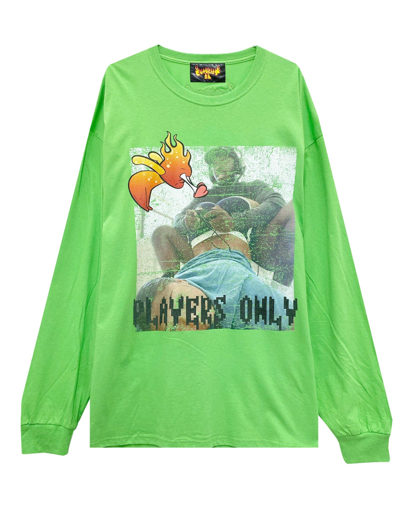 CVTVLIST・カタリスト - L/S Tシャツ SB | I PLAYERS ONLY LONGSLEEVE TEE / LIME