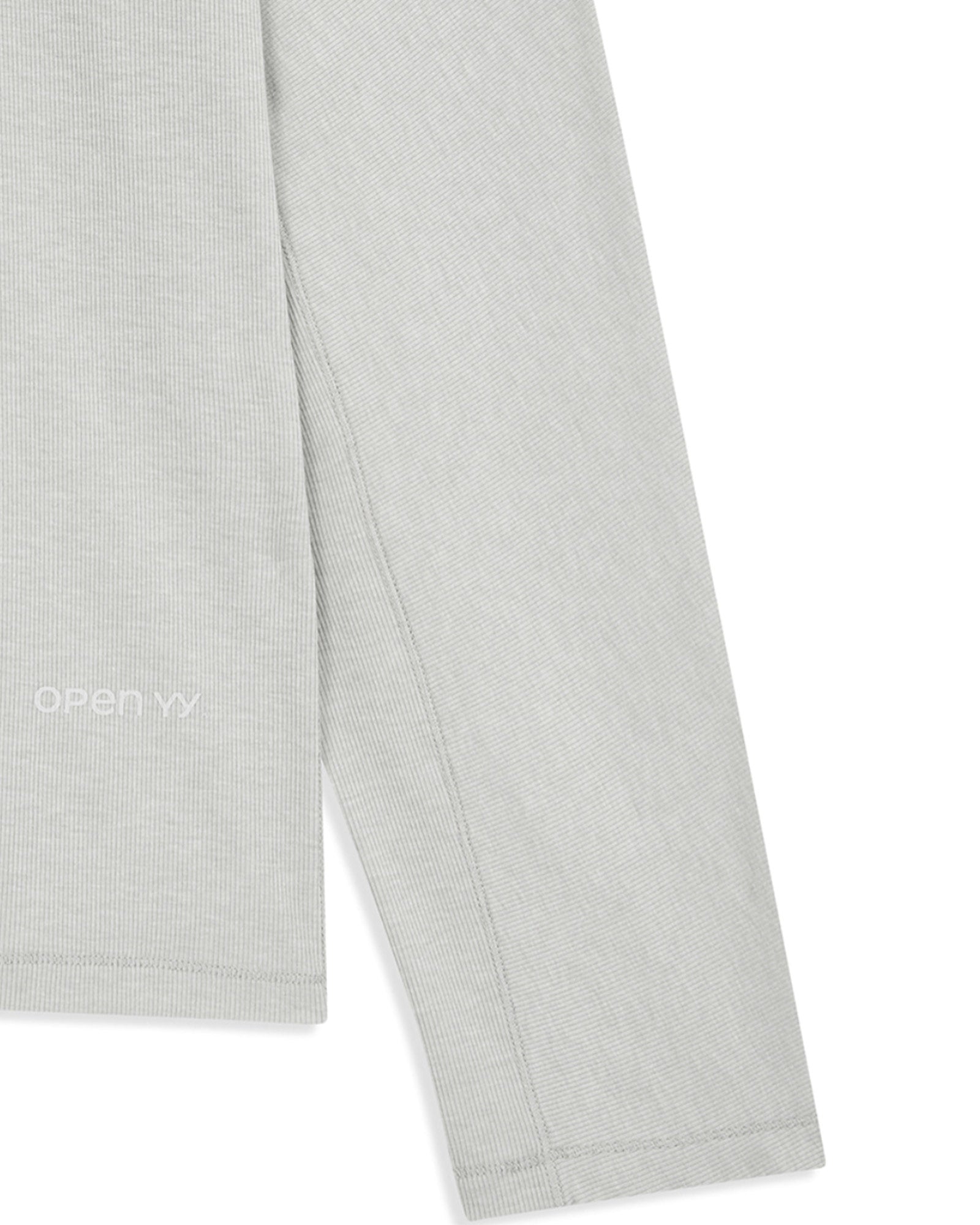 OPEN YY・オープン ワイワイ - L/S Tシャツ SCOOP NECK LOUNGE TOP / GREY