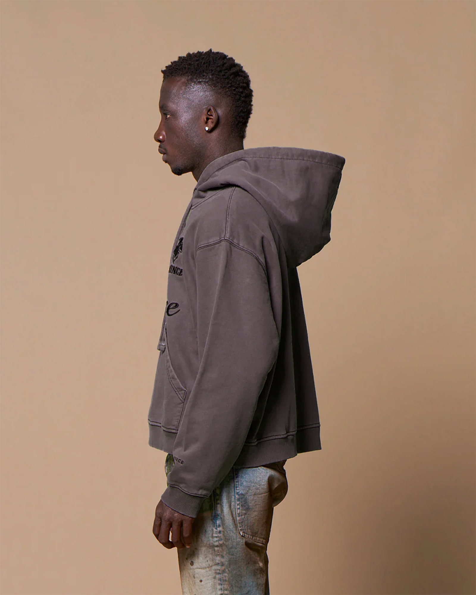 MLVINCE・メルヴィンス - パーカー・フーディ SCRIPT LOGO HOODY / CHARCOAL