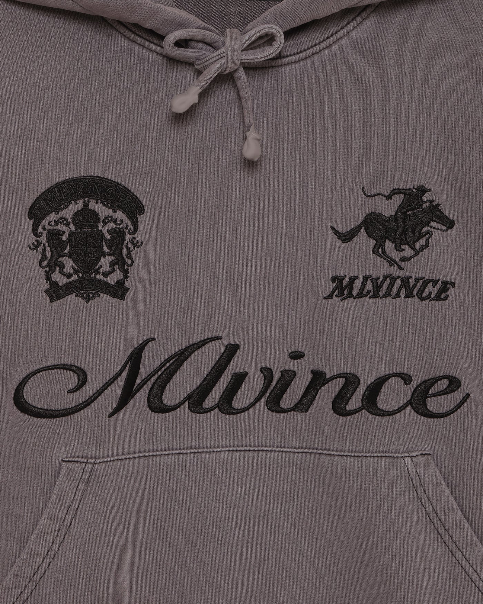 MLVINCE・メルヴィンス - パーカー・フーディ SCRIPT LOGO HOODY / CHARCOAL