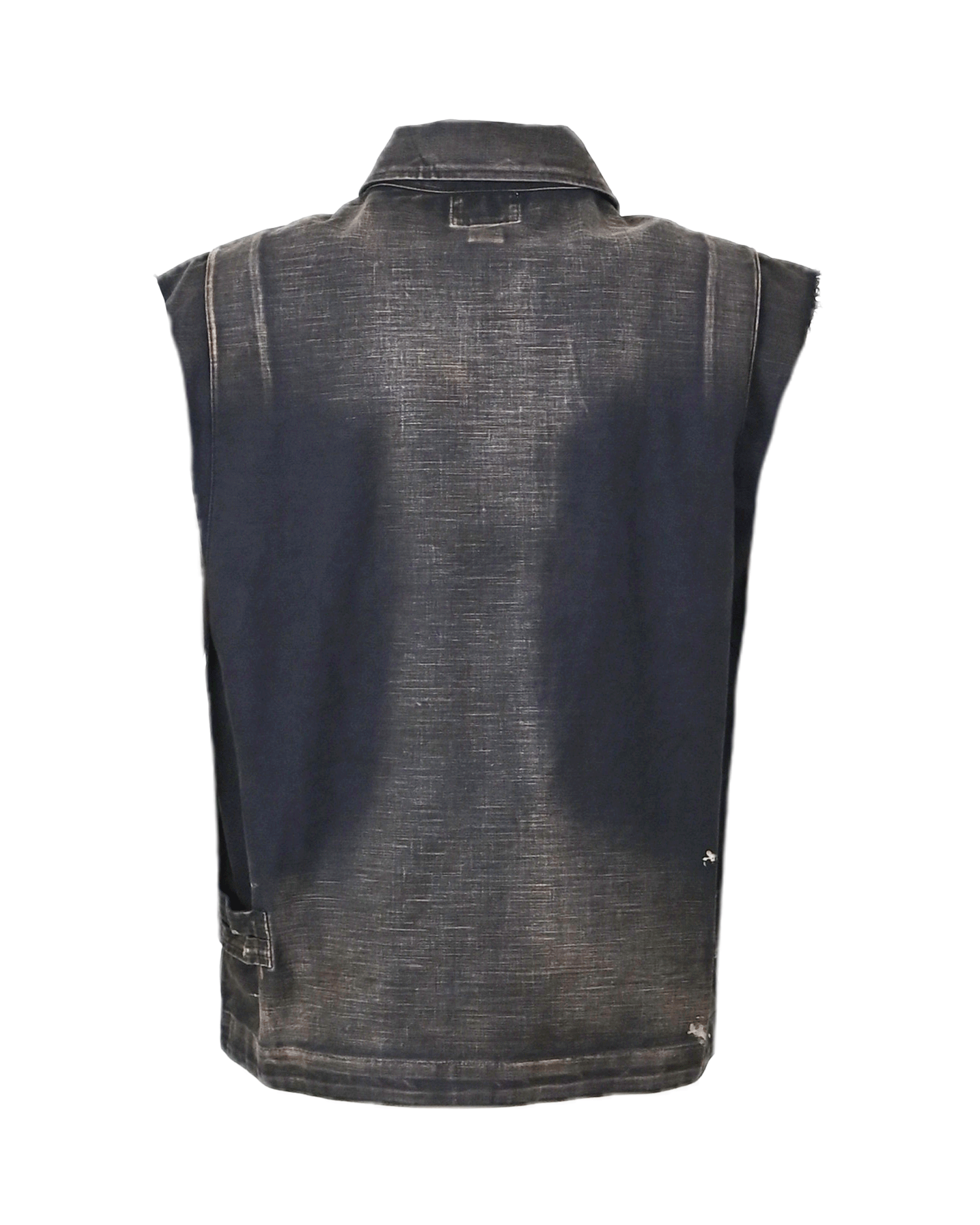 KAMIYA・カミヤ - ベスト SERGE PAINT VEST / BLACK